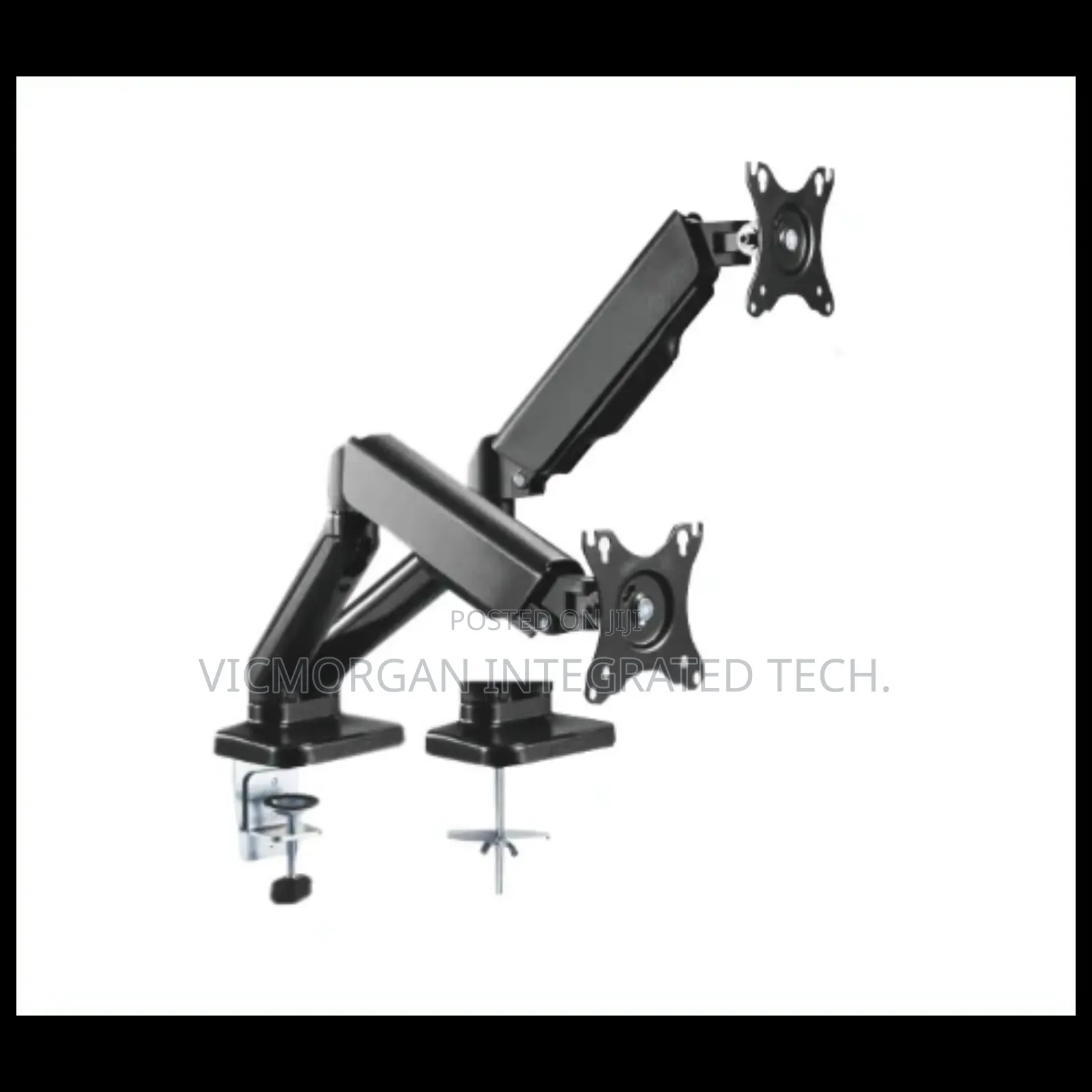 SMAAT Dual Gas Spring Monitor Arm for 13”-32” Screen