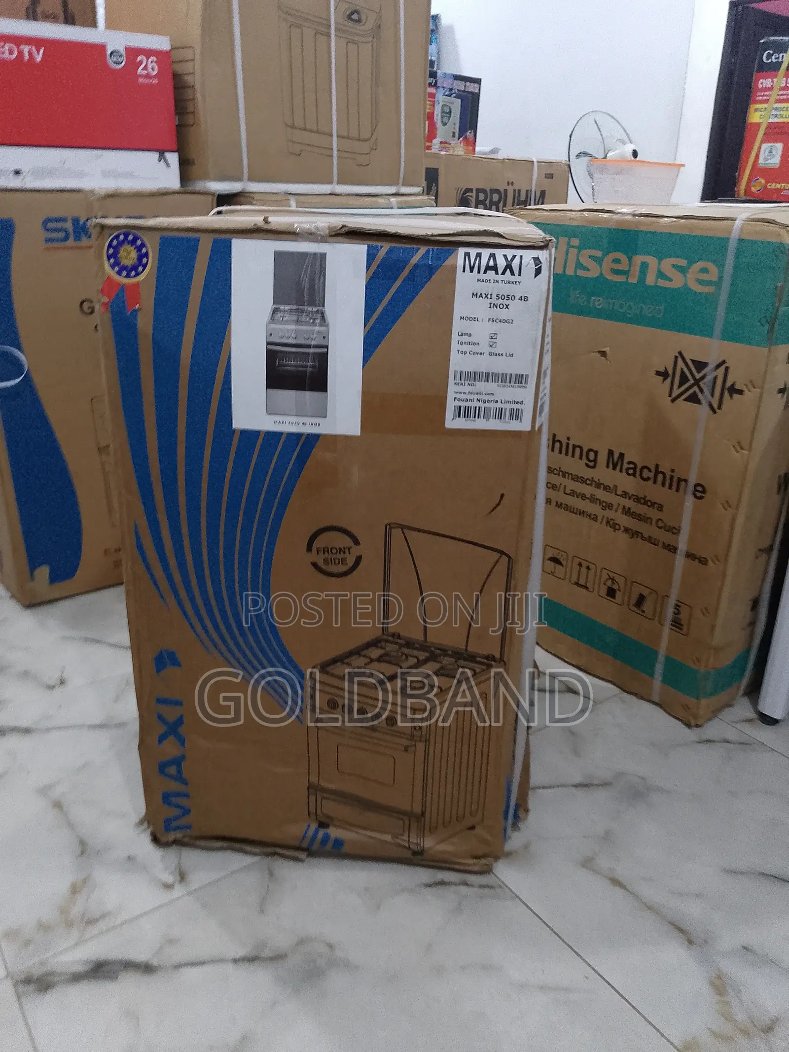 Most Reliable Maxi5050 INOX Igl 4gas Cooker