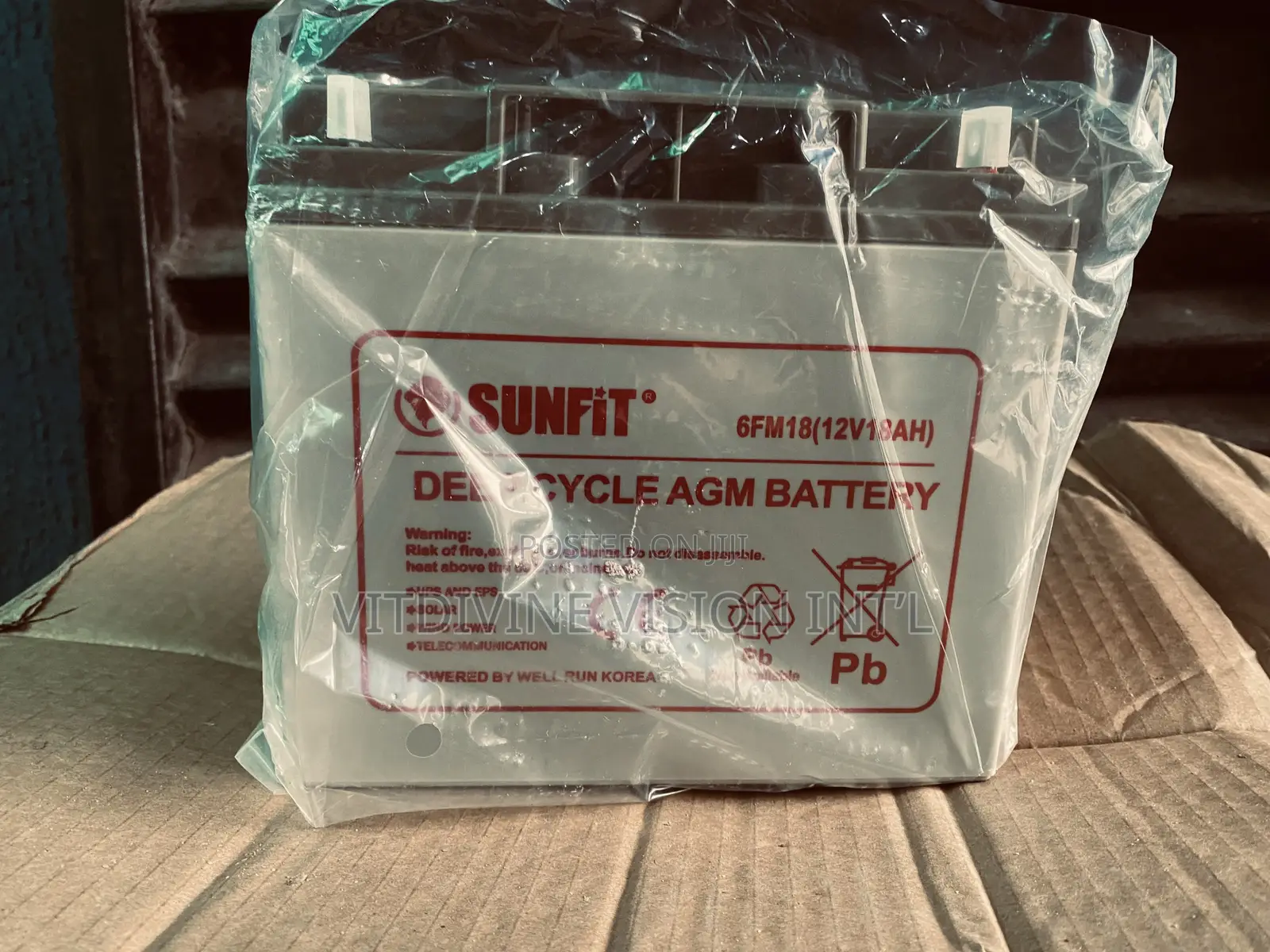 Brit-Elite Ups Battery 12v/18ah Deep Cycle Battery