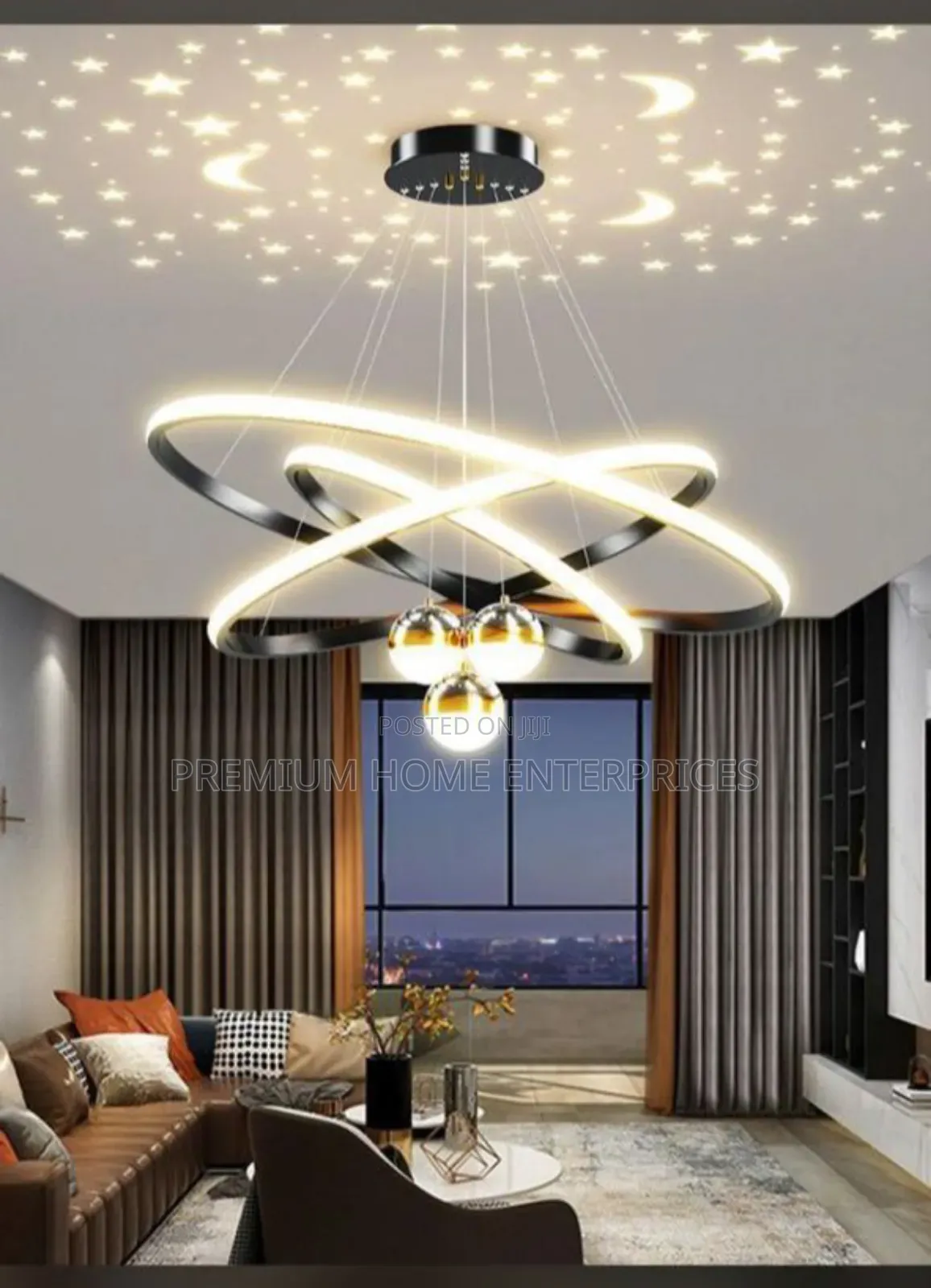 3 Ring Set Chandelier Light