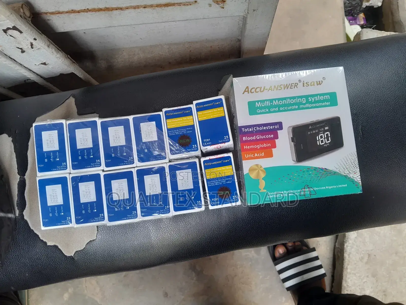 Accu Answer Machine and Cholesterol Kit