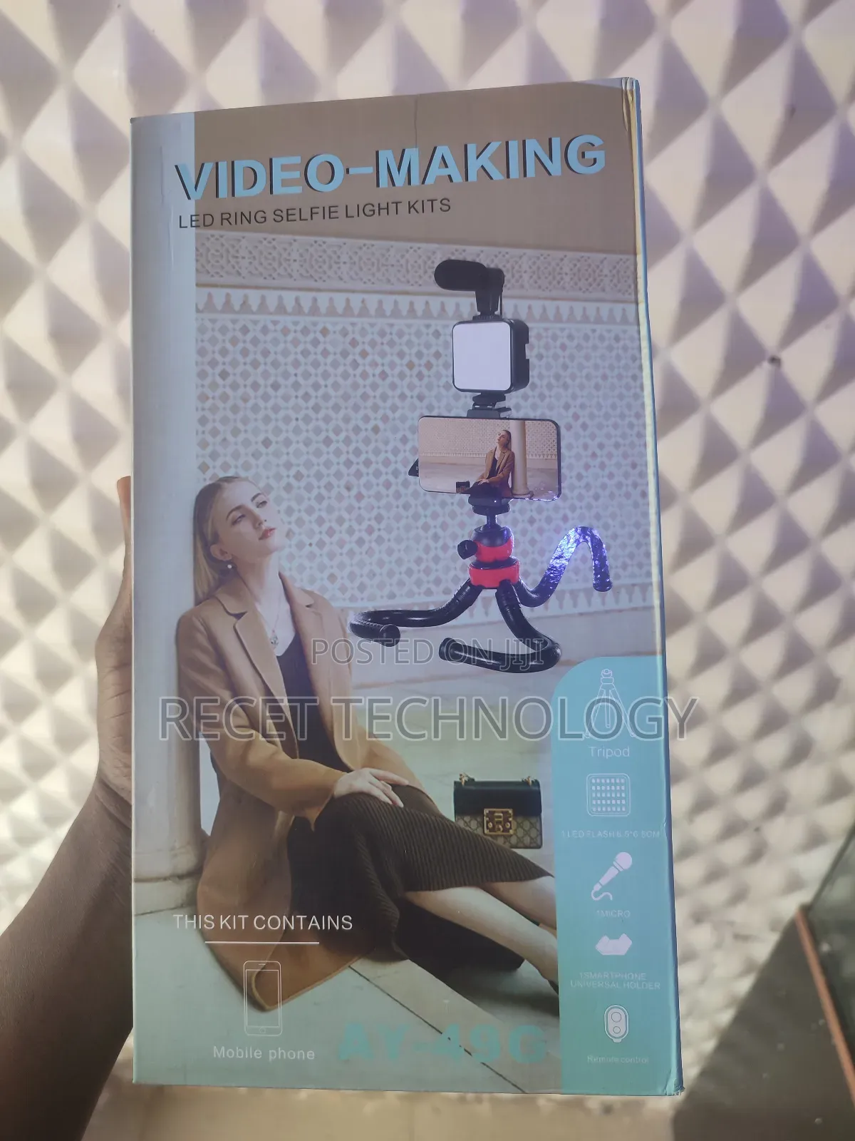 Video Making Led Ring Selfie Lightb Kits