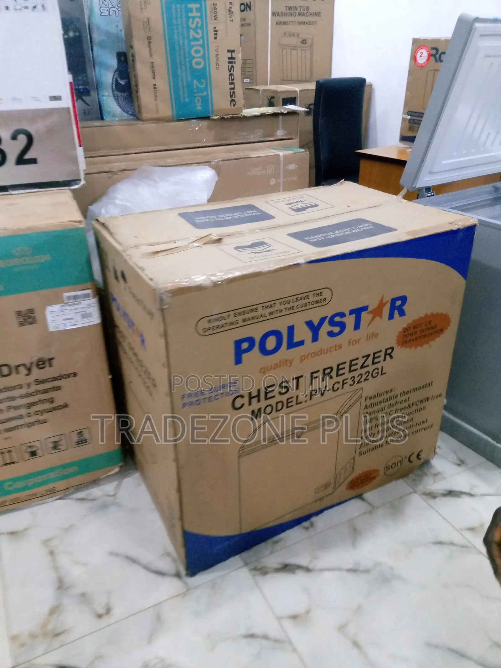 Fast Freezing 200ltrs Polystar Chest Freezer