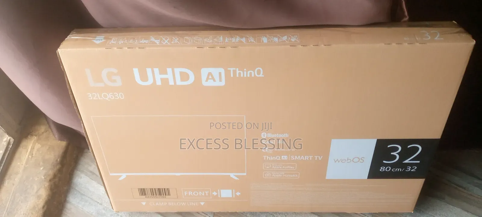 New Smart 32 Inches Frameless LG Television+Youtube_32lq630