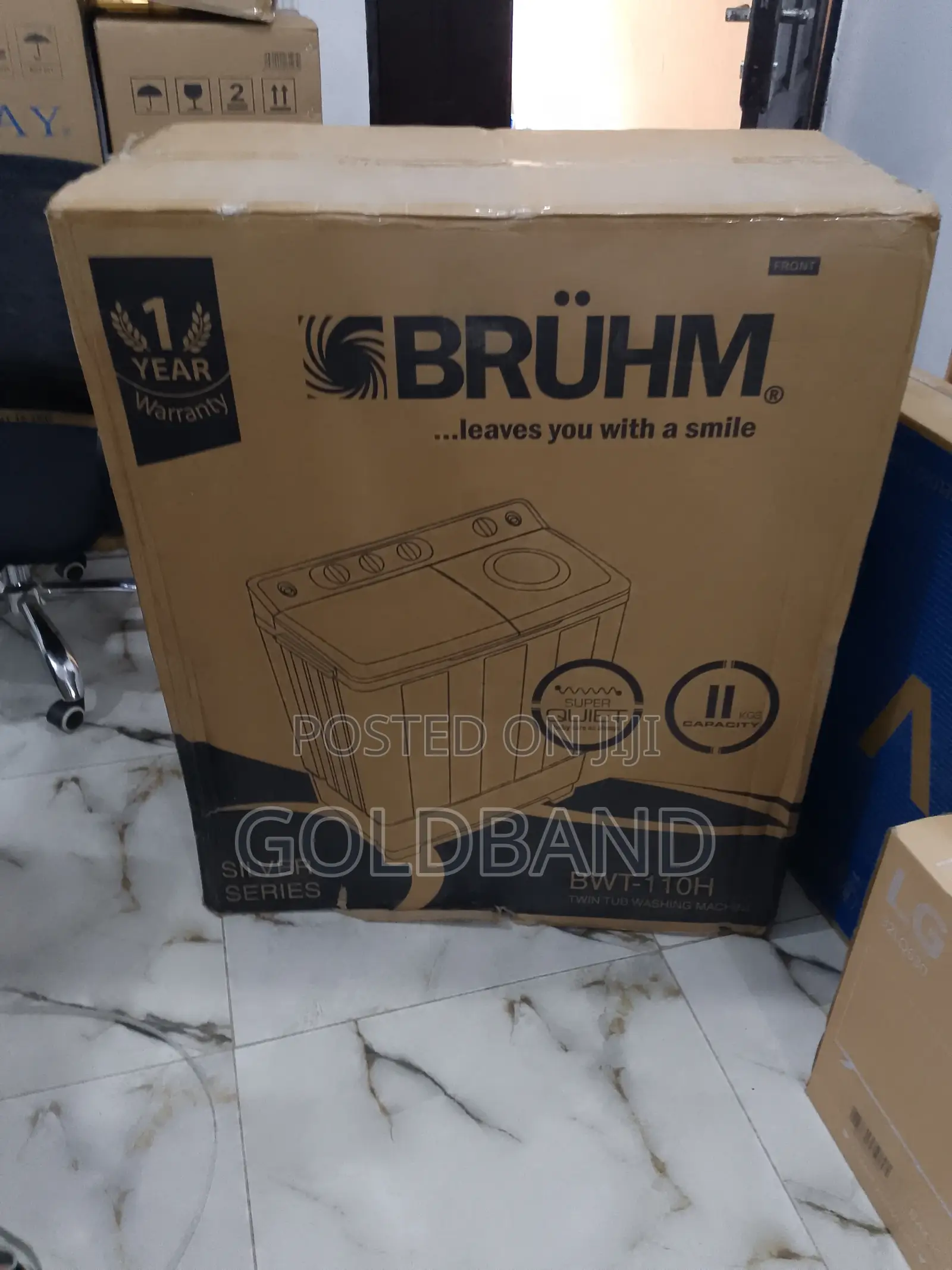 Super Clean 11kg Bruhm Washing Machine (Btw-110h)