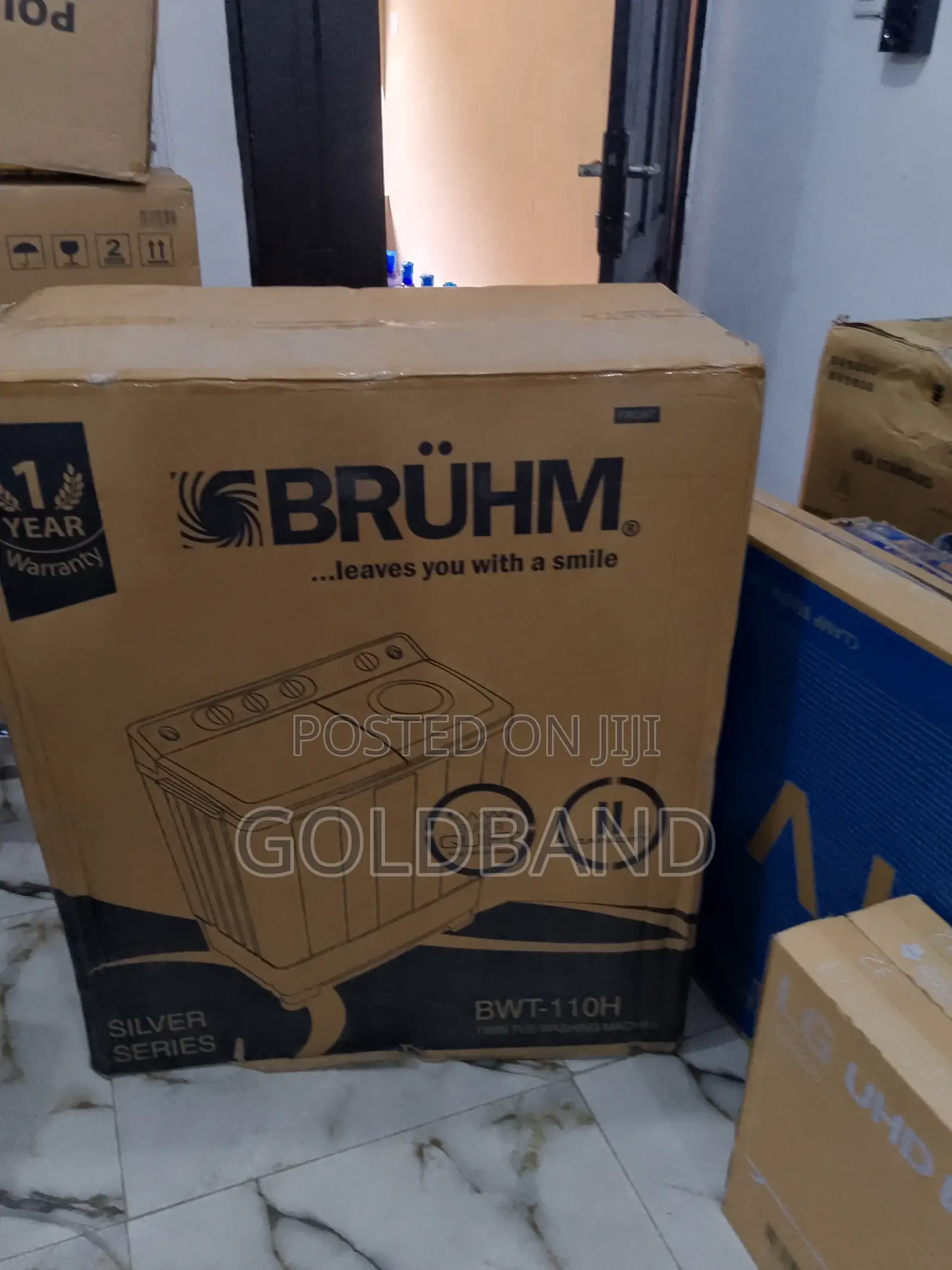 Quiet 11kg BTW-110h Bruhm Washing Machine