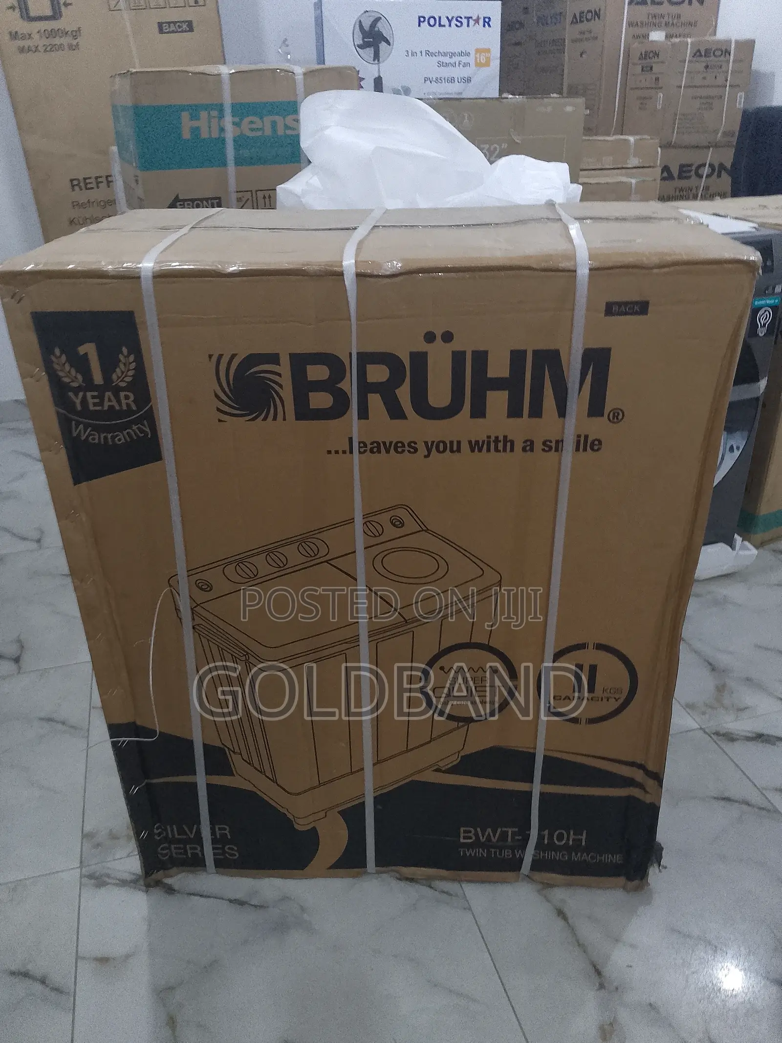 Top Pick 11kg Bruhm Washing Machine (Bwt-110h)