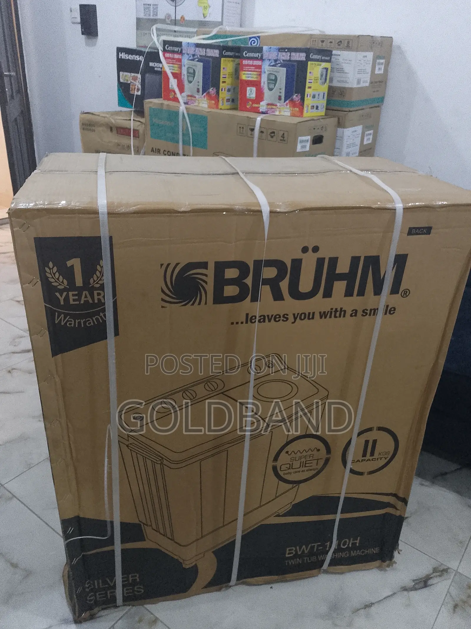 Effective 11kg (Bwt-110h) Bruhm Washing Machine