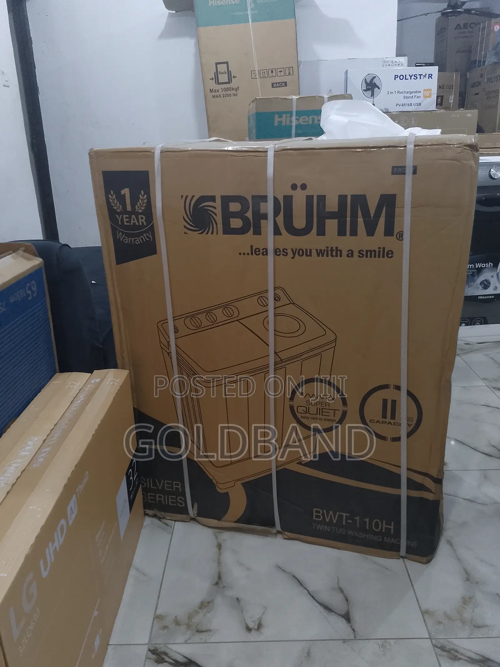 Multifunctional 11kg BWT-110h Bruhm Washing Machine
