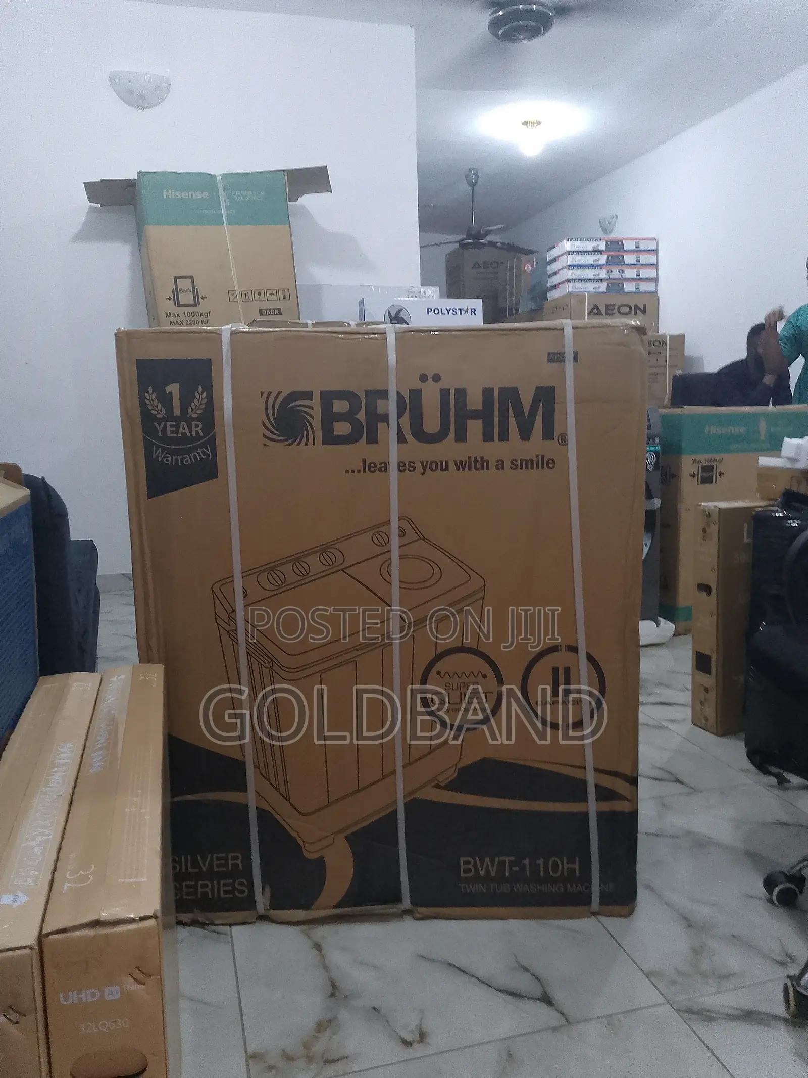 New-in-Stock 11kg Bruhm Washing Machine (Bwt110h)