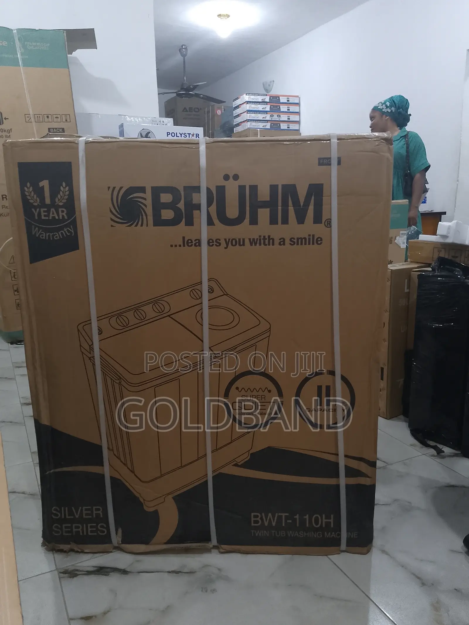 Best Advanced 11kg Bruhm Washing Machine BWT-110h