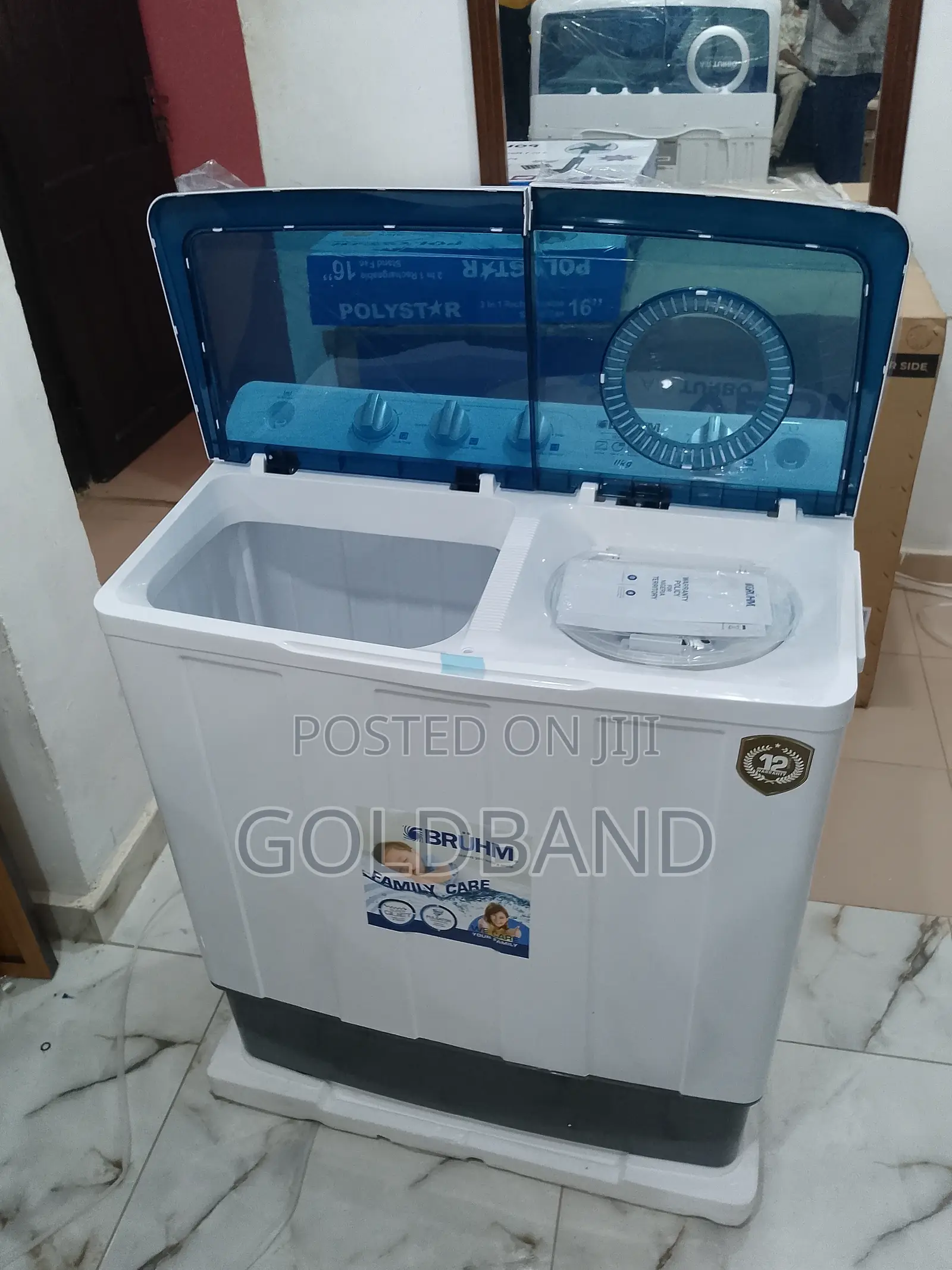 Best Advanced 11kg Bruhm Washing Machine BWT-110h