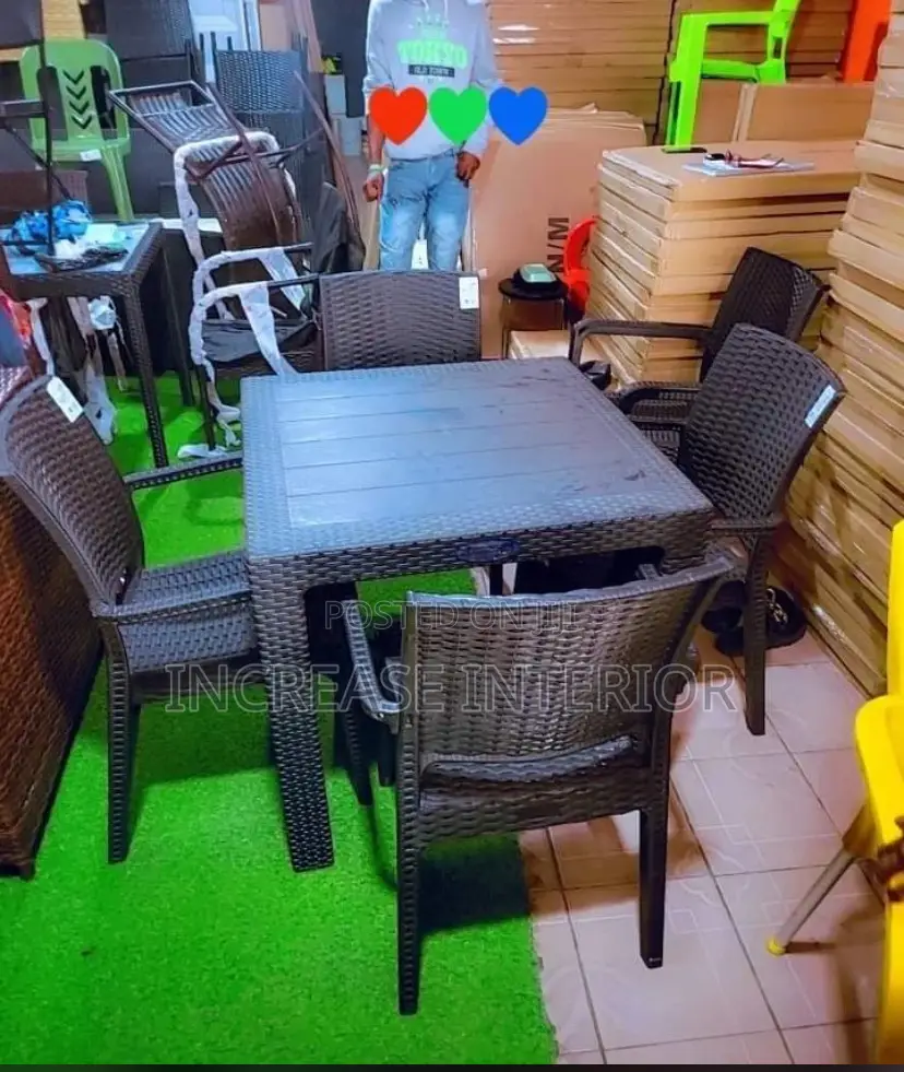 Imported Strong Quality Unique Outdoor Plastic Set