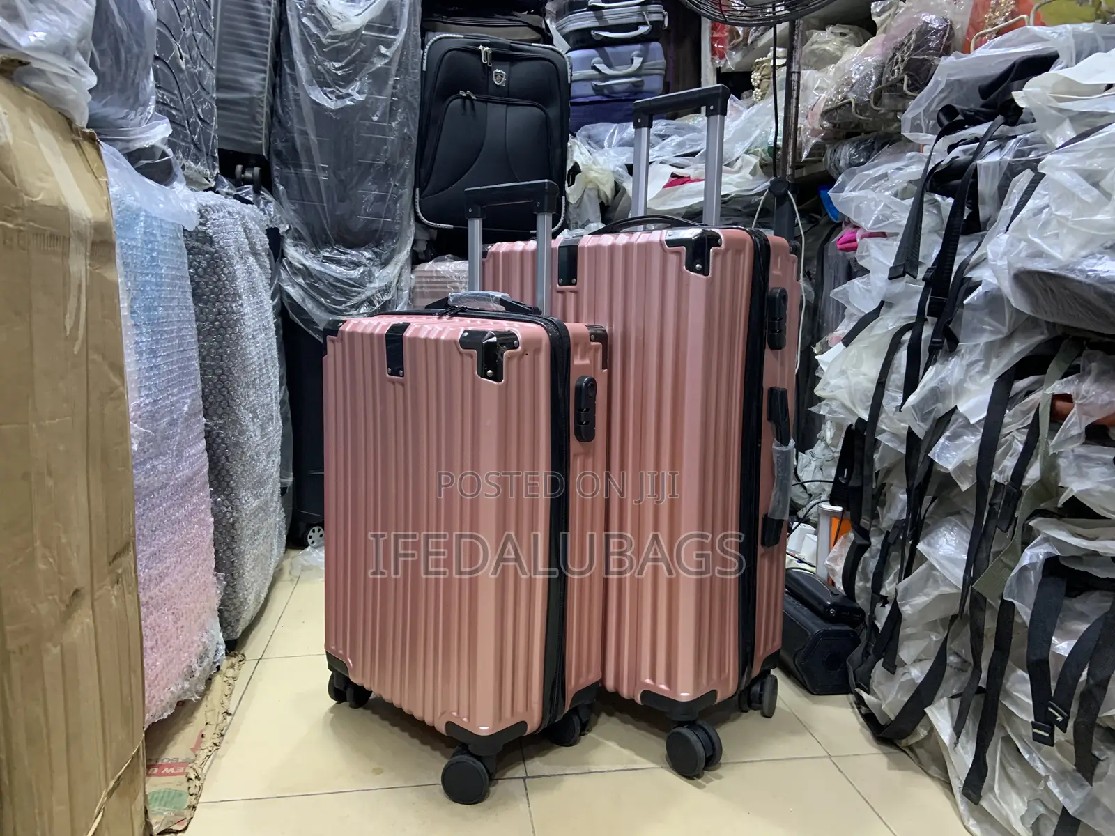 2n1 Quality Plastic Travel Luggage