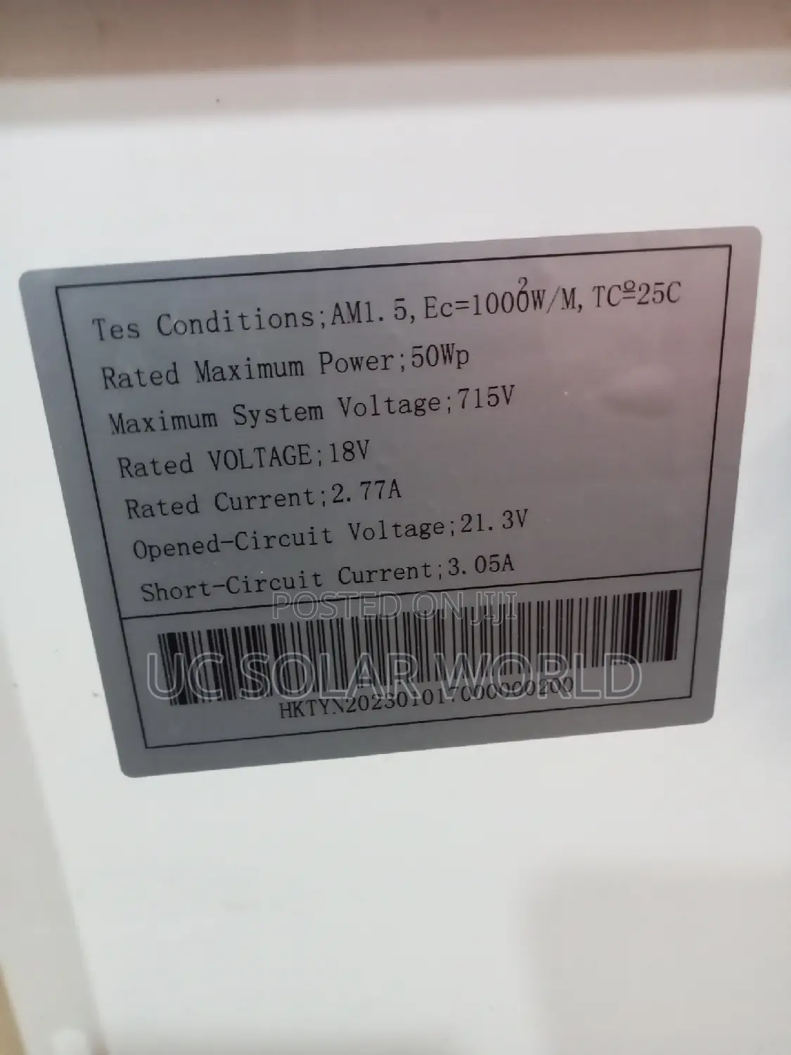 50w Solar Energy Energy Panel