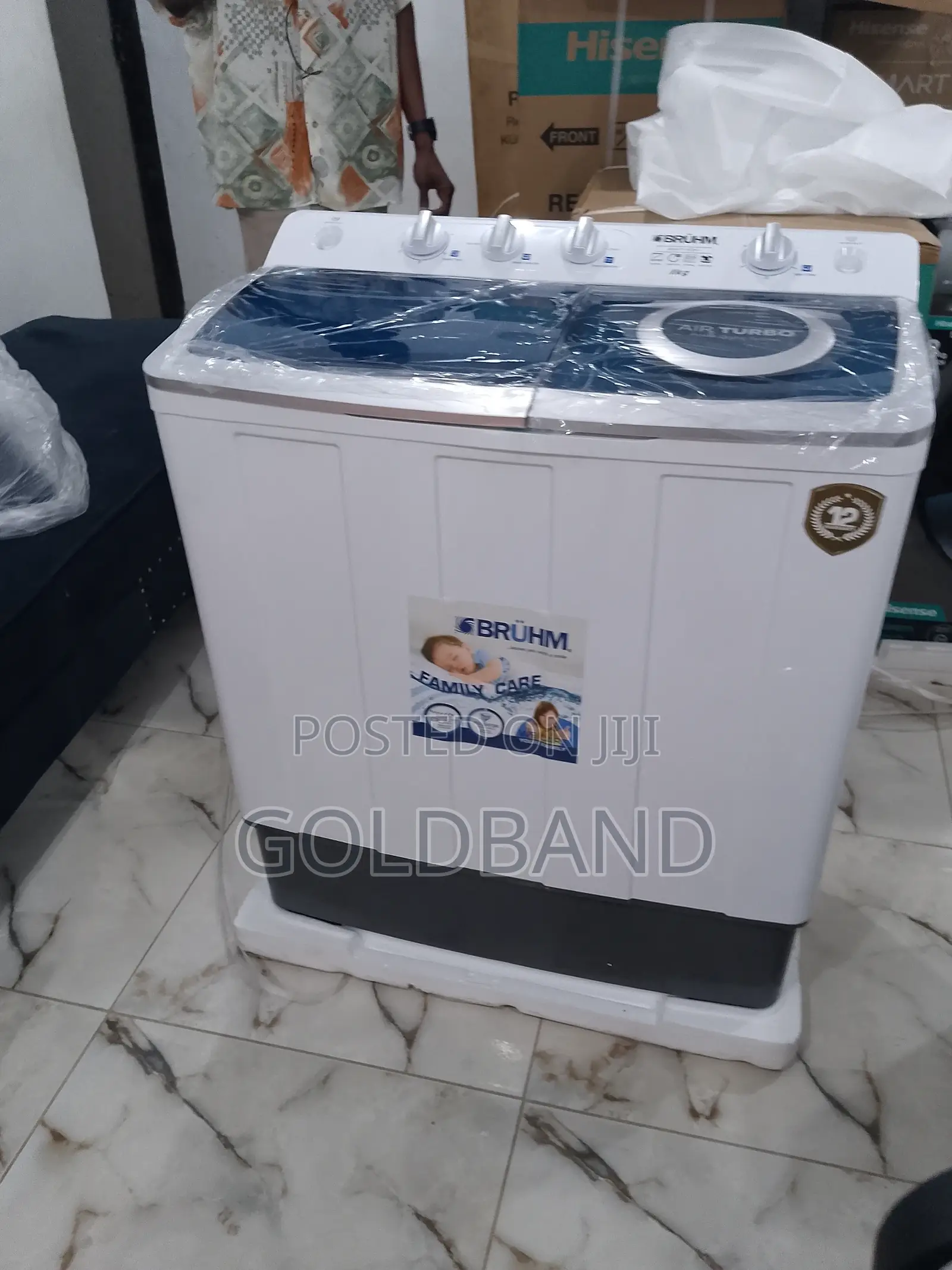 New Unique 11kg Bruhm Washing Machine "Bwt-110h"