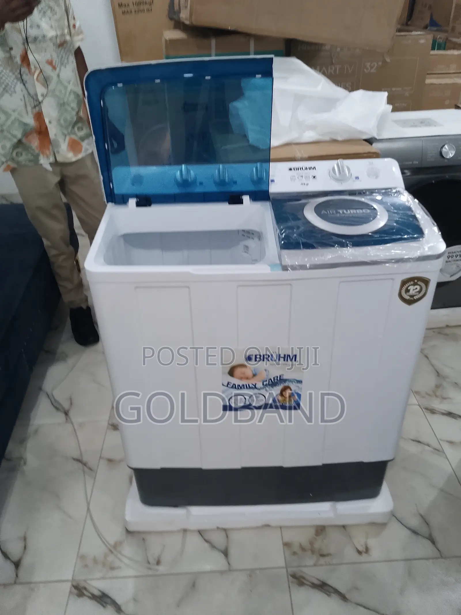 Comfortable to Use 11kg Bruhm Washing Machine (Bwt110h)