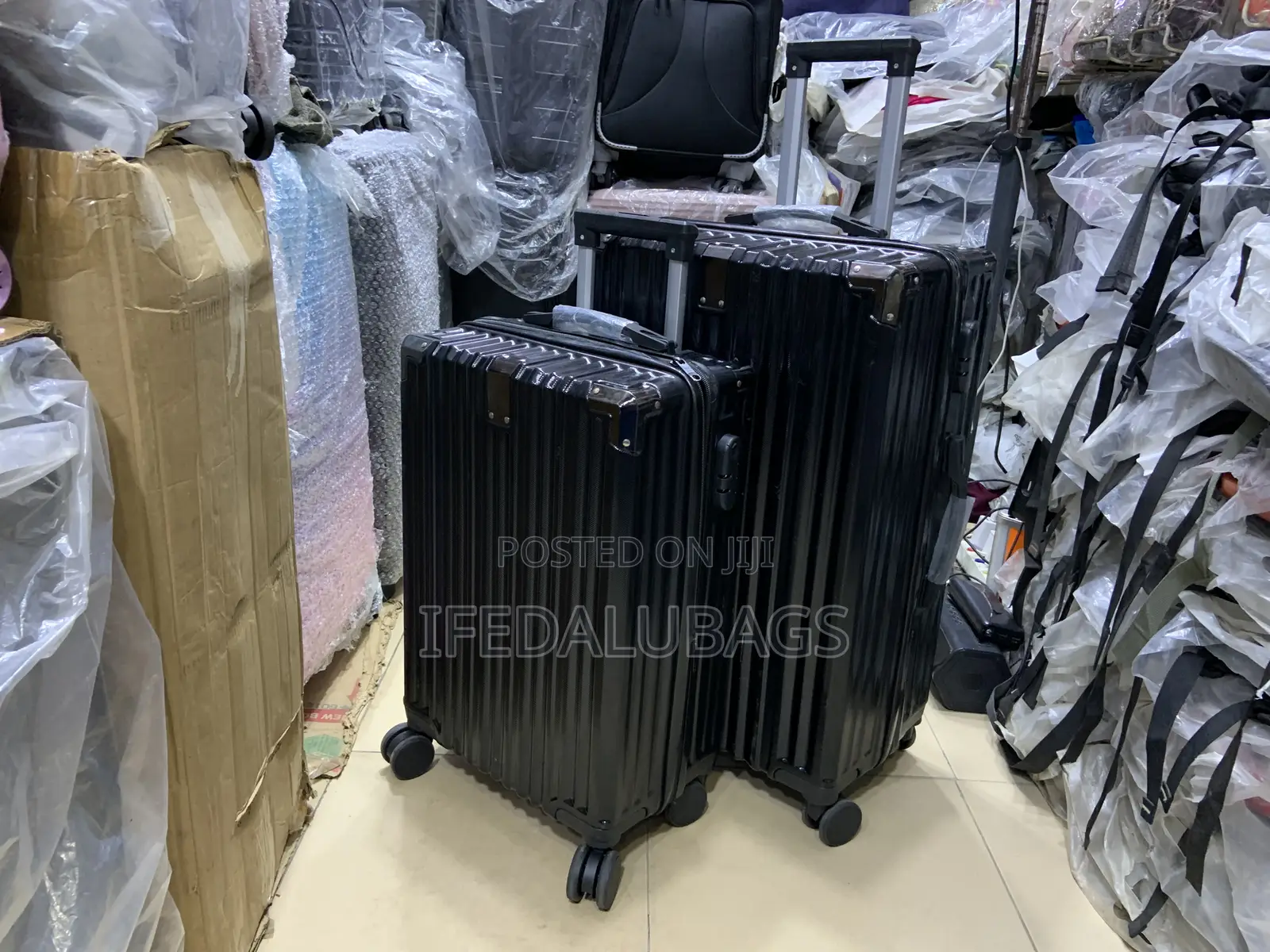2n1 Quality Plastic Travel Luggage