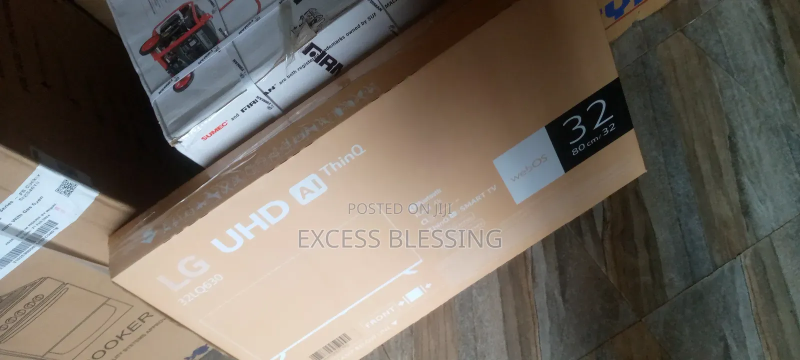 Frameless LG 32" Smart TV+Netflix and Wi-Fi-32lq630
