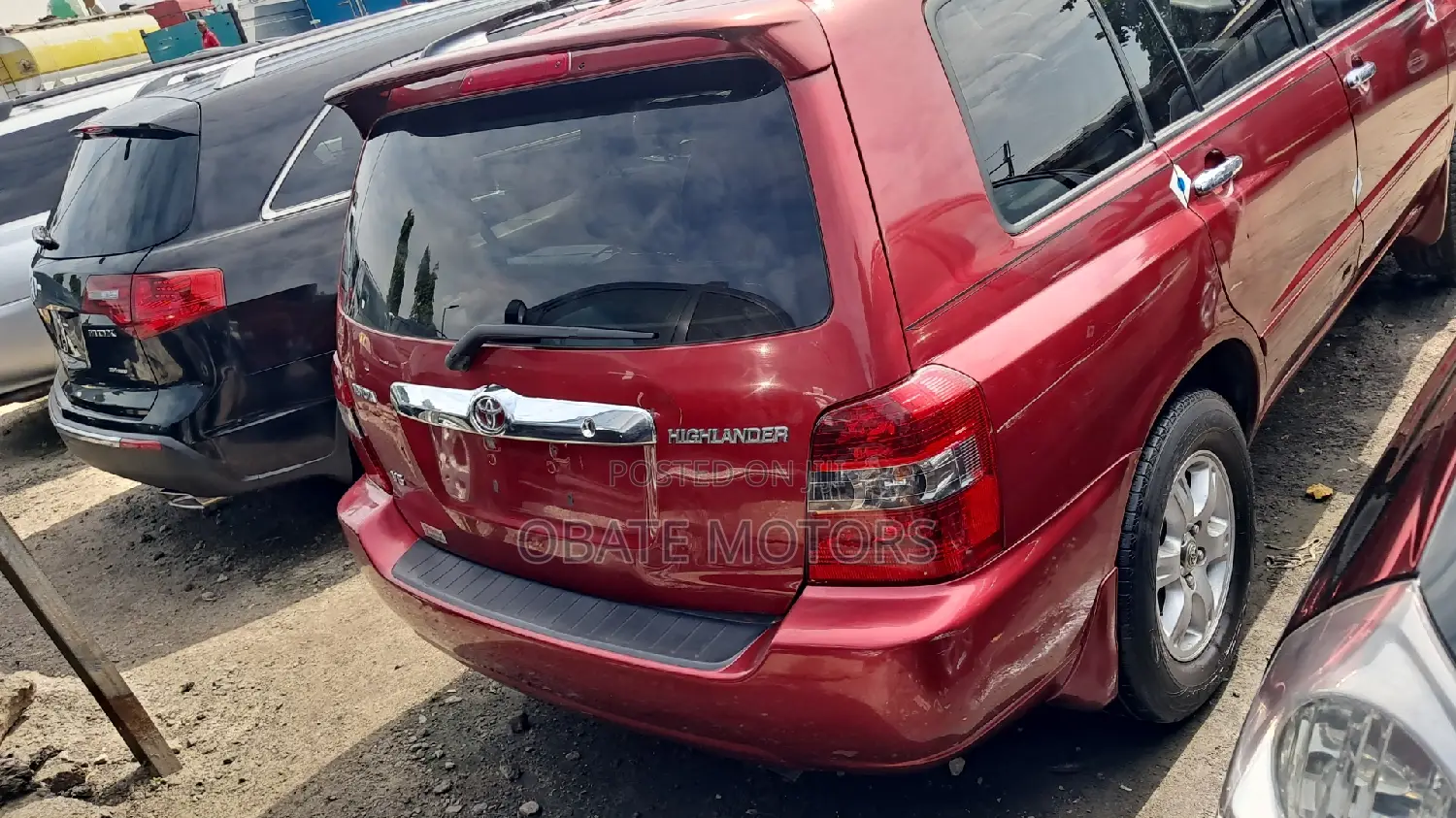 Toyota Highlander Limited V6 2006 Red