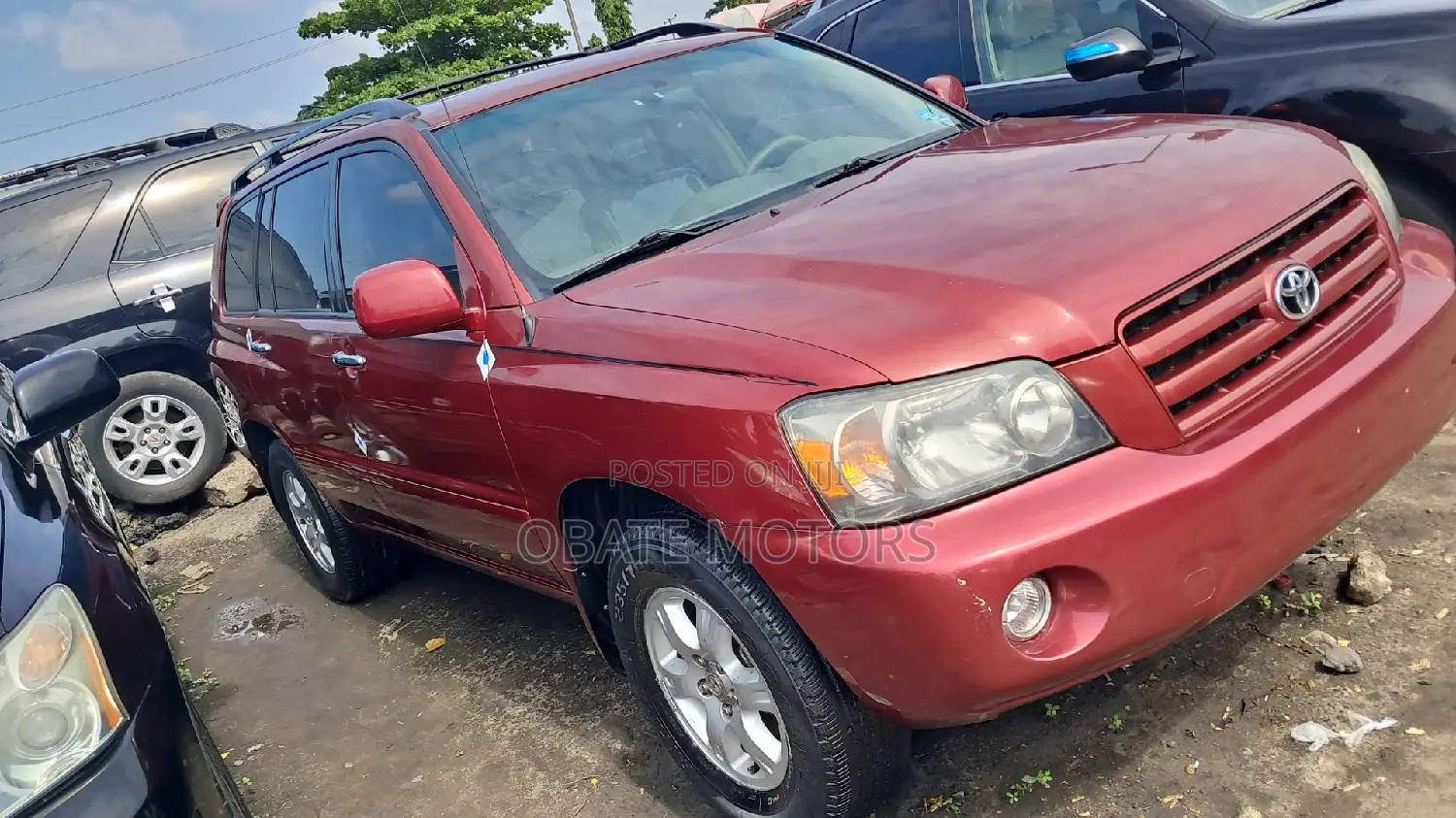Toyota Highlander Limited V6 2006 Red