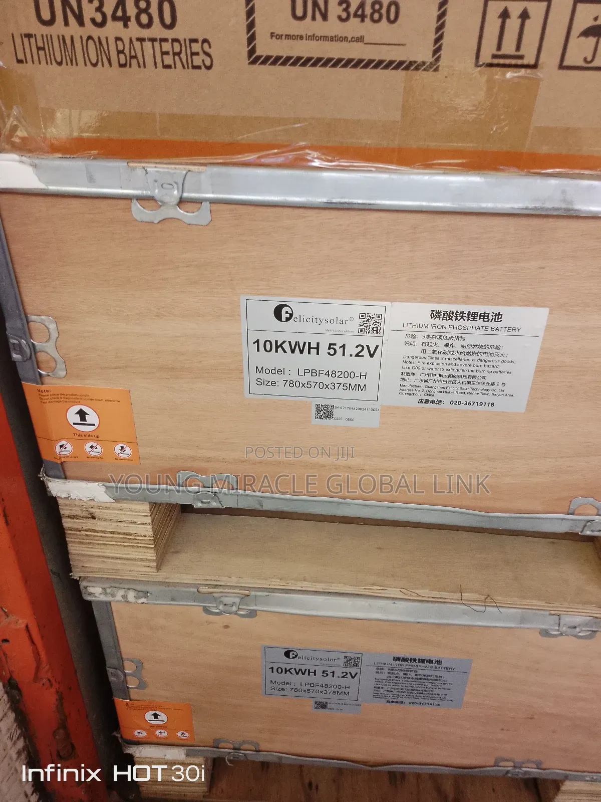10kwh 51.2v Felicity Ion Lithium Battery 10kwh