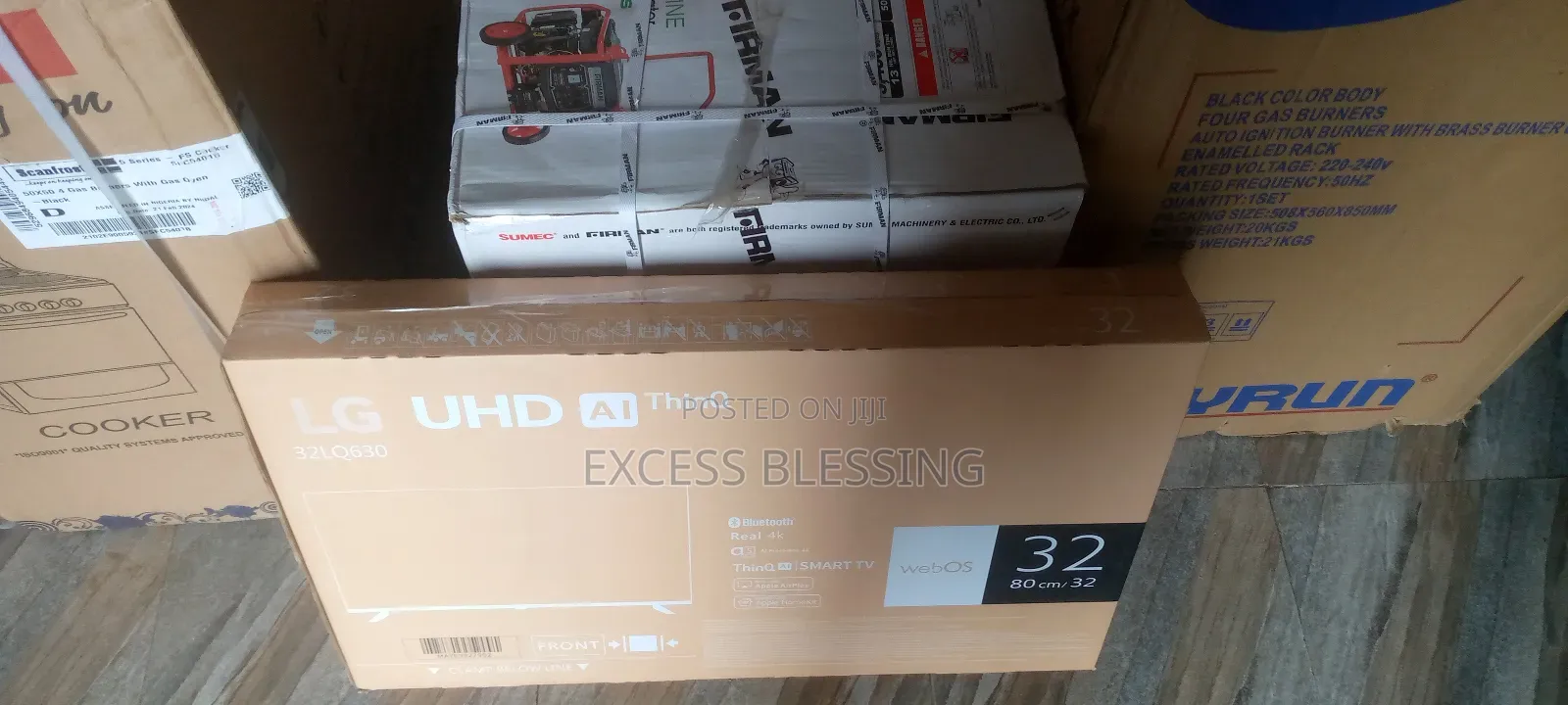 New in LG 32" Frameless Smart Television+Youtube-32lq630