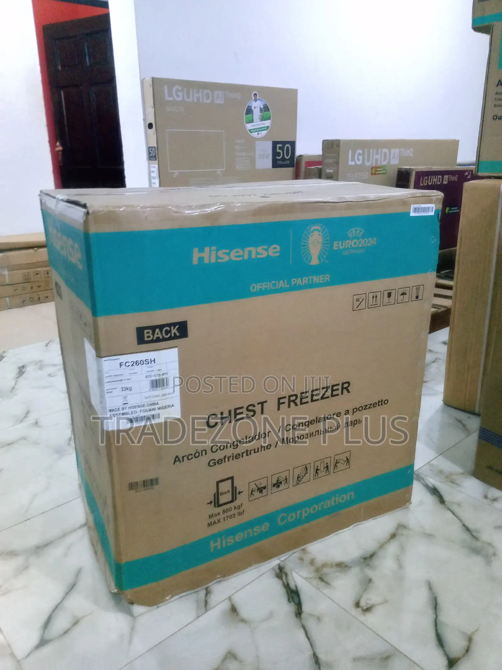 Top Quality FRZ Fc260sh Hisense Single Door Chest Freezer