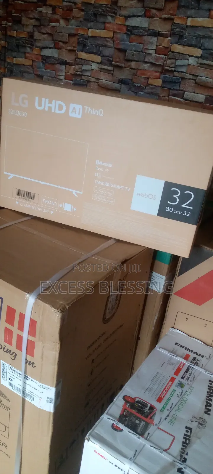 Brand New LG Frameless 32" Sma+Mira-Cast-32lq630