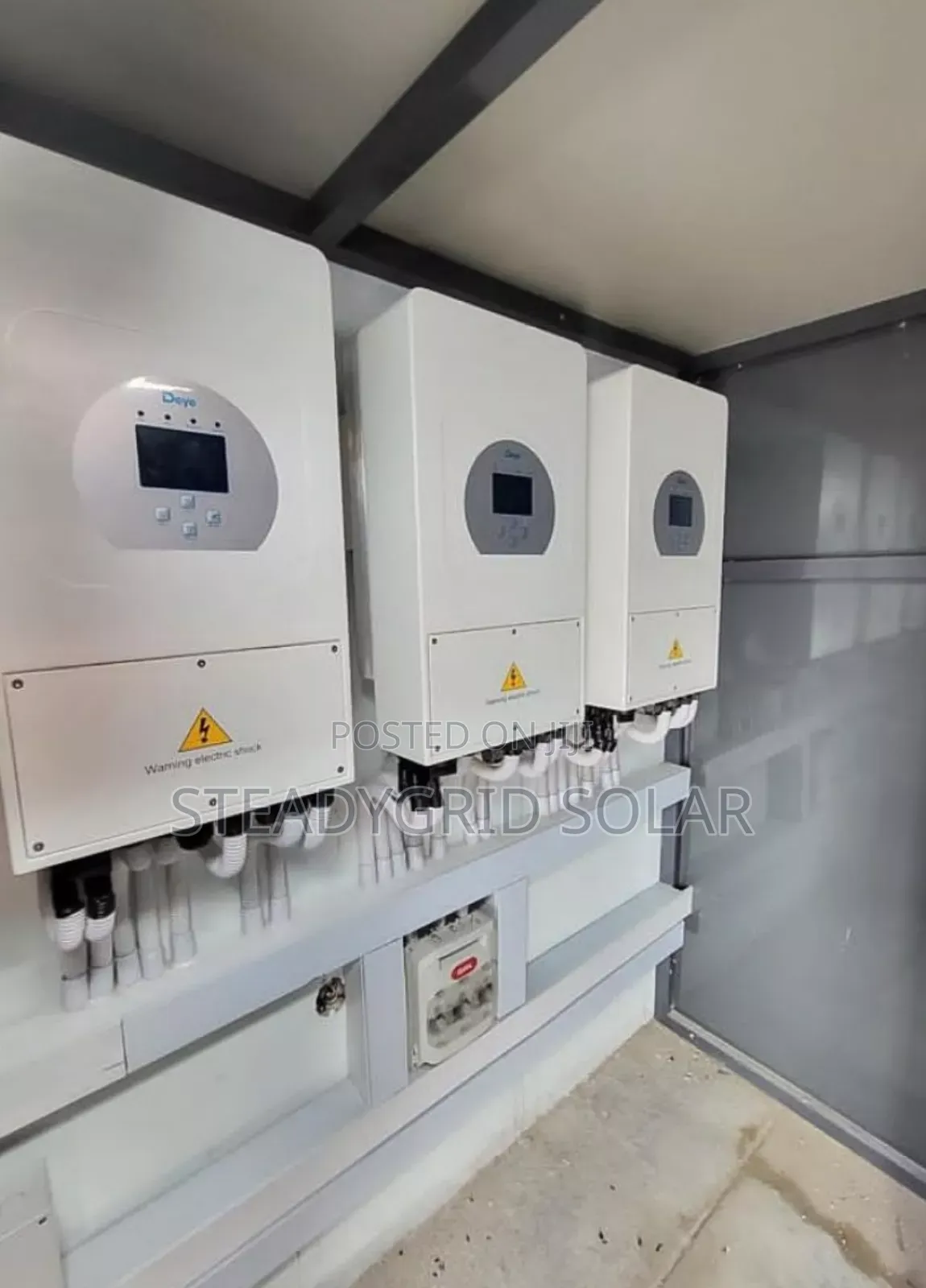 Powerfully Installed 30kva Deye Hybrid Solar Inverter System