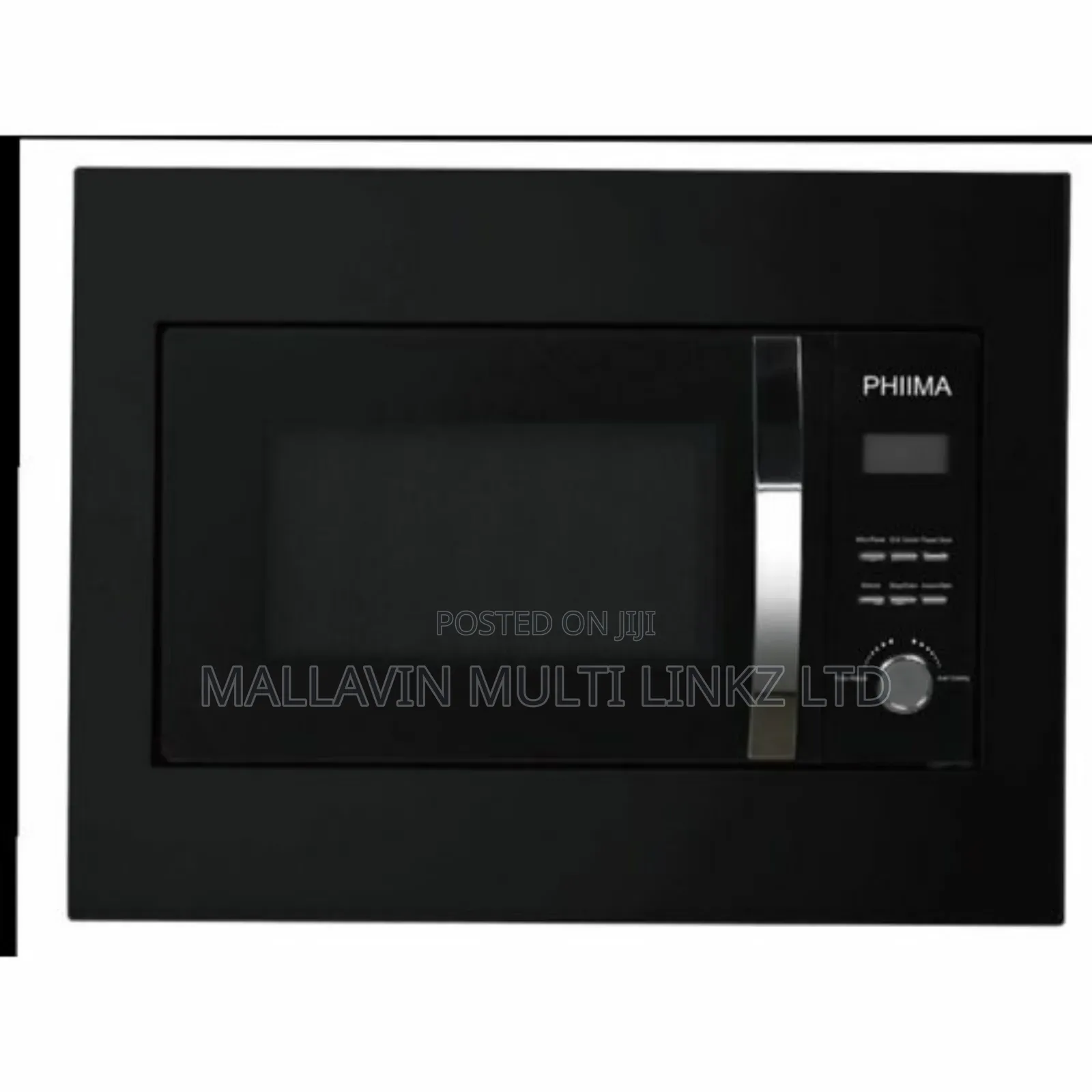 Phiima Black Built In Microwave 60cm