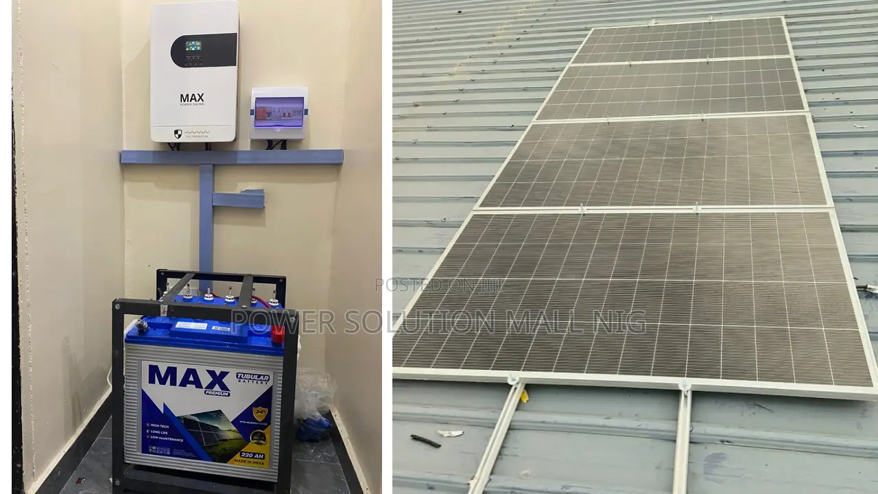 Complete 3.5kva 24v Max Solar Installation