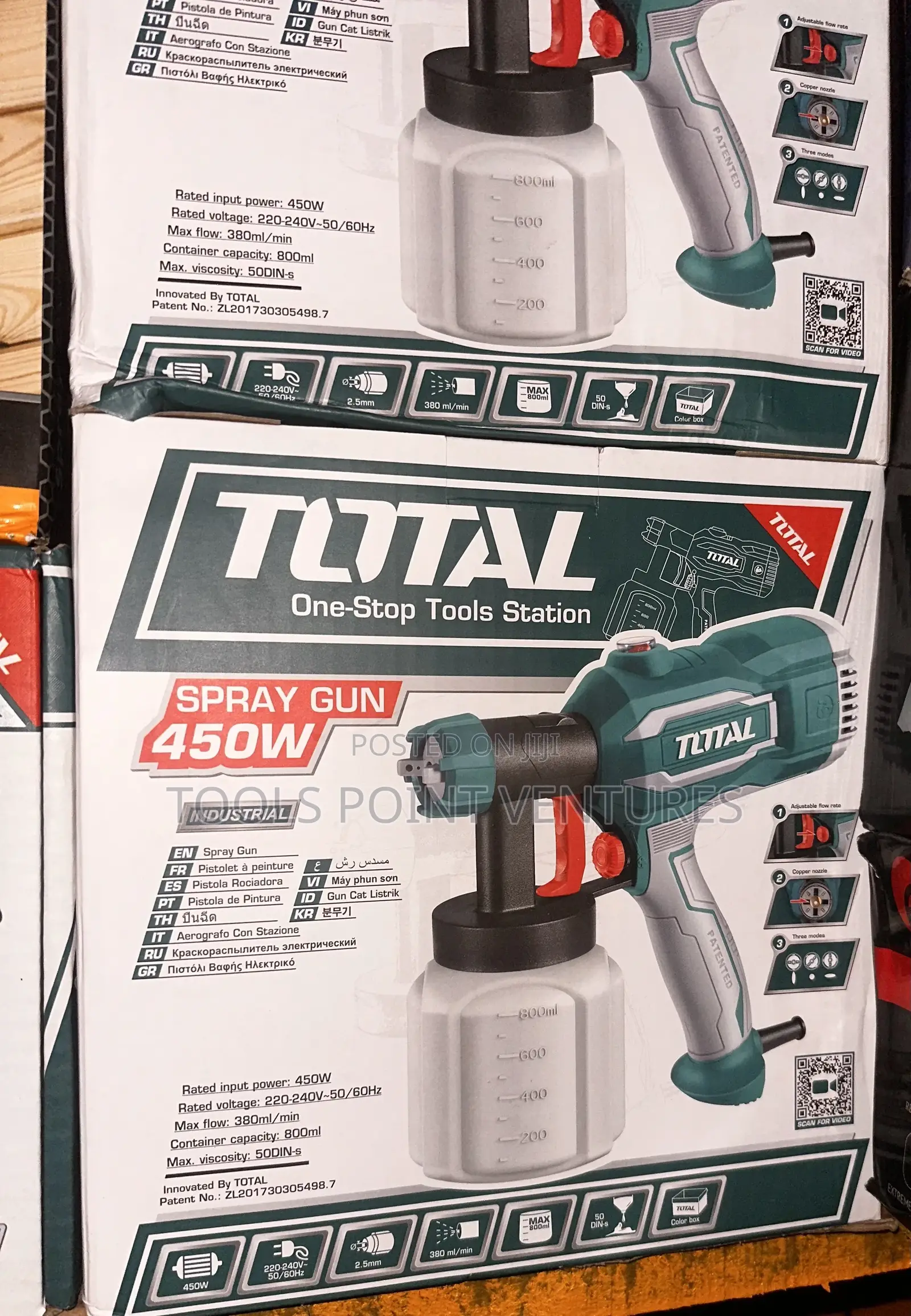 Total 450w Electric Spray Gun