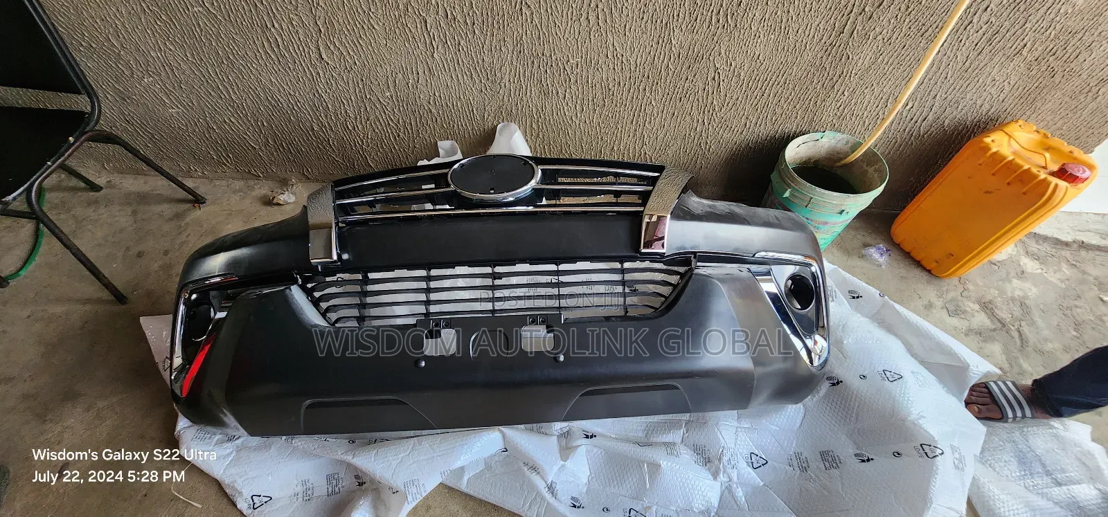 Complete Front Bumper for Toyota Fortuner 2017-2020