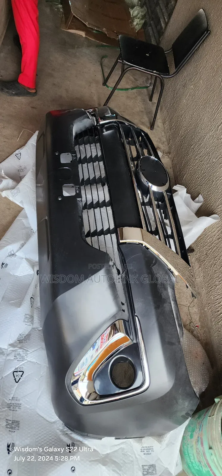 Complete Front Bumper for Toyota Fortuner 2017-2020
