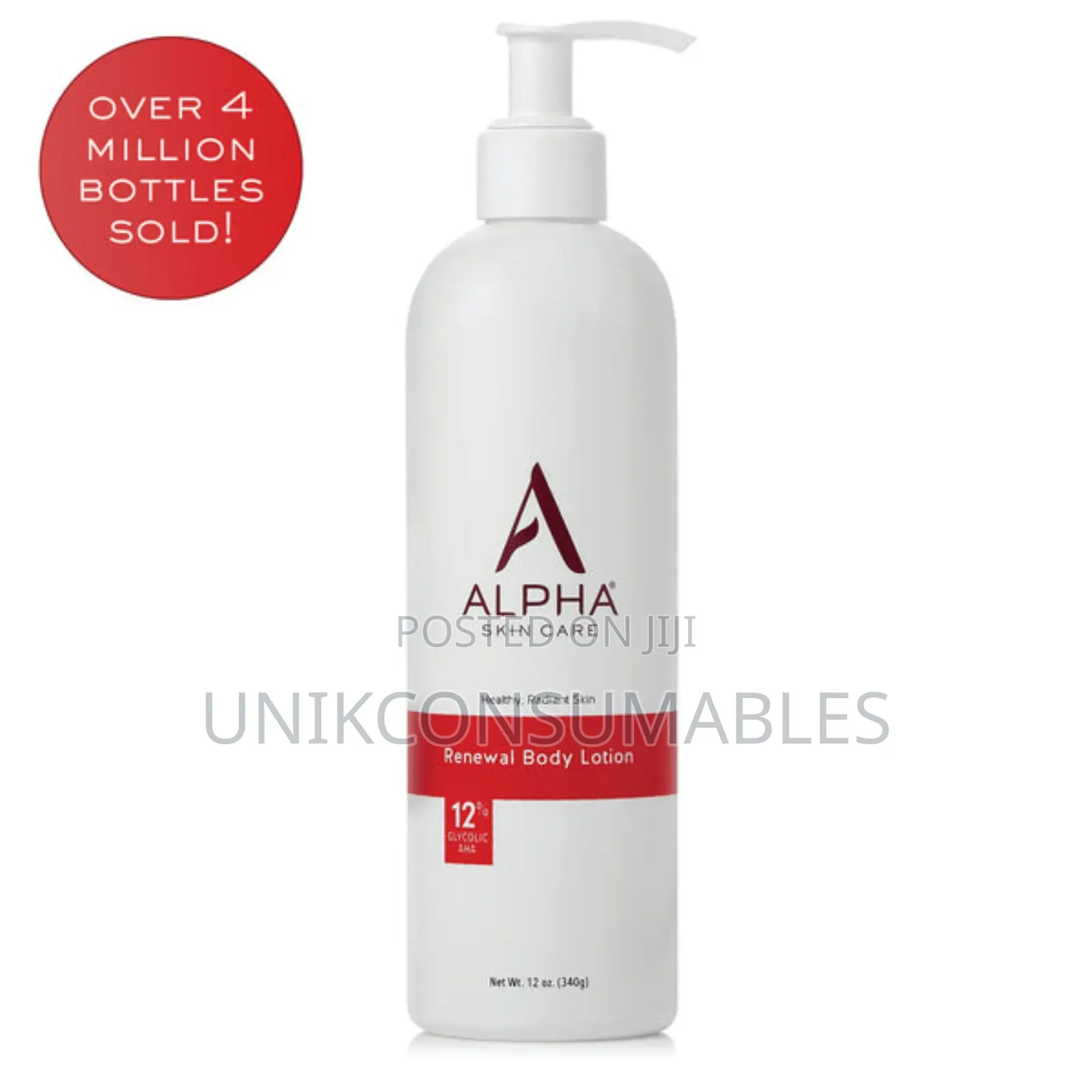 Alpha Skincare Renewal Body Lotion 12% Glycolic Aha 340g