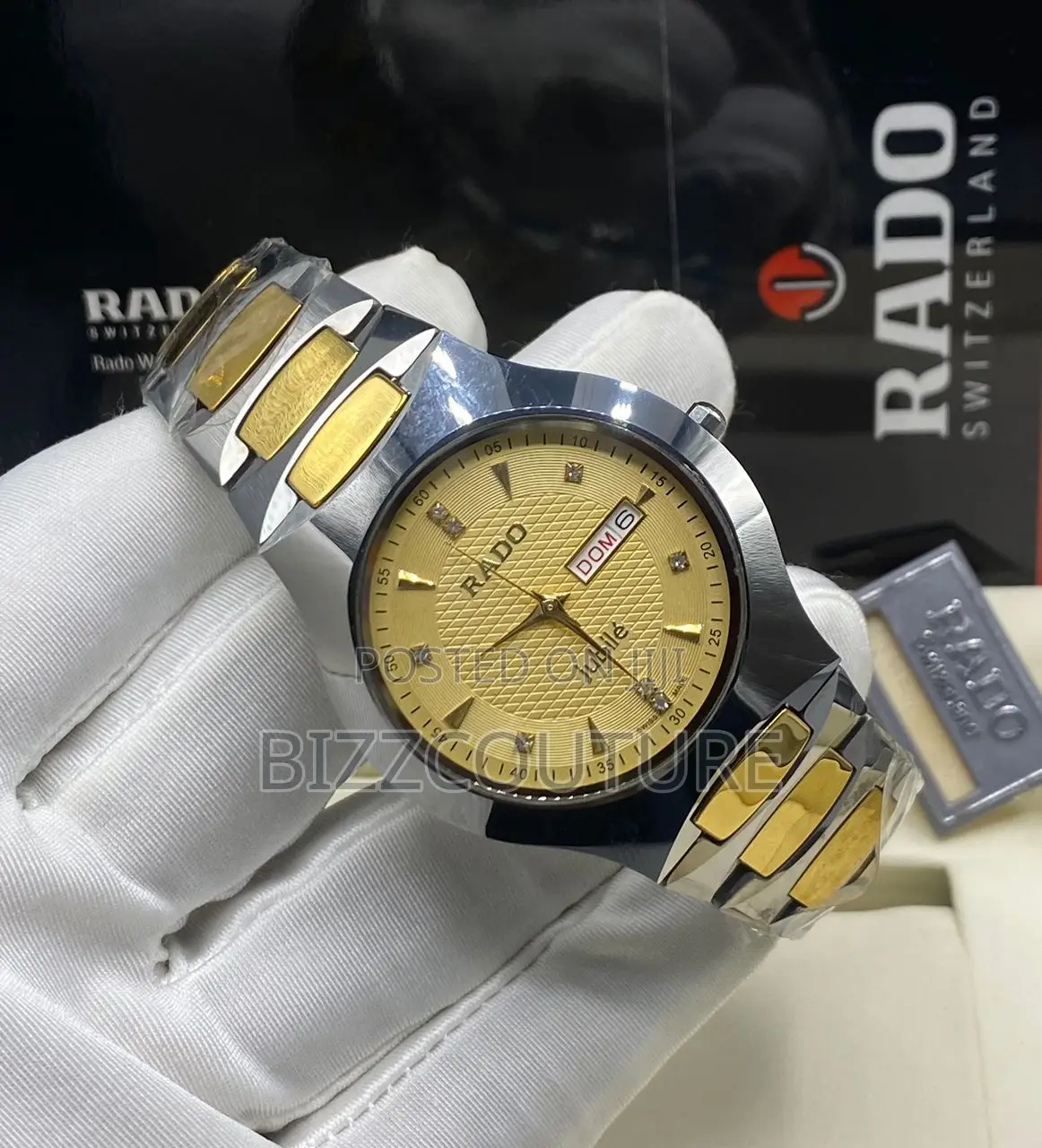 Original RADO Jublie Gild Mix Silver Chain Watch in Store