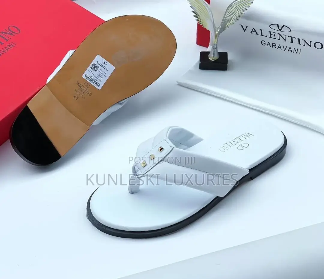 Original Valentino Men Leather Sandals