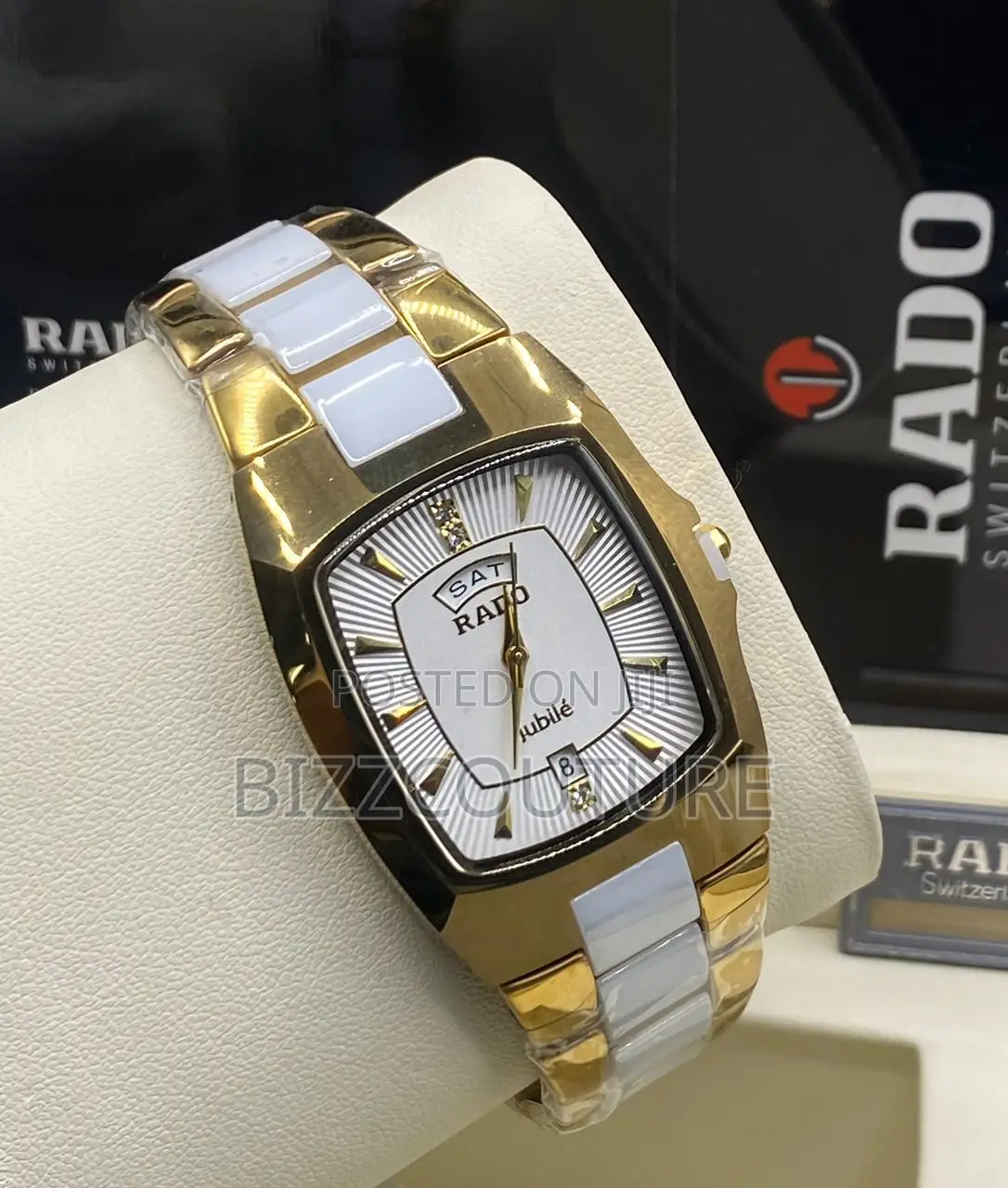 Original RADO Jubile Whit Mix Gold Chain Watch Is Available