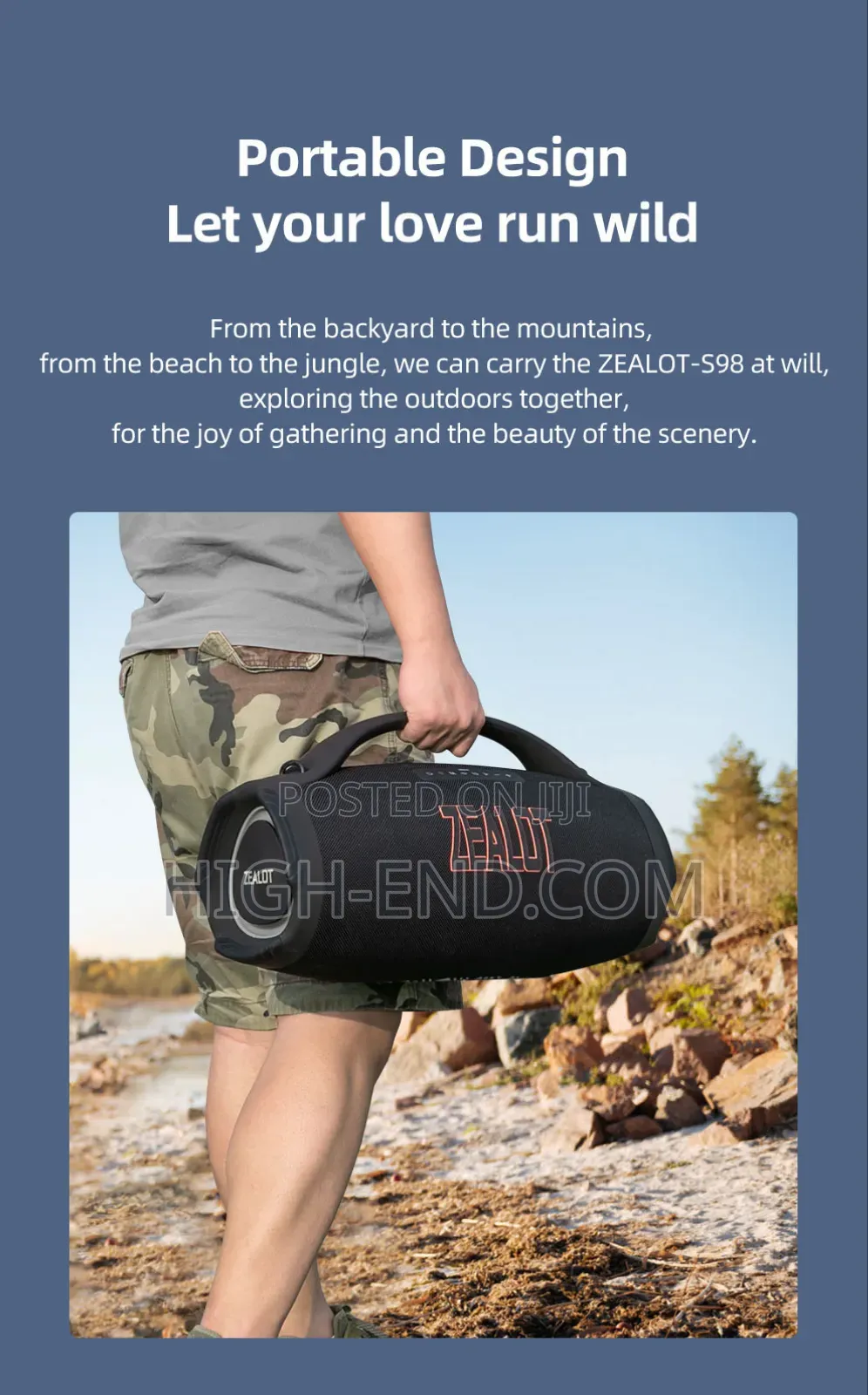 Zealot S98 Bluetooth Speaker