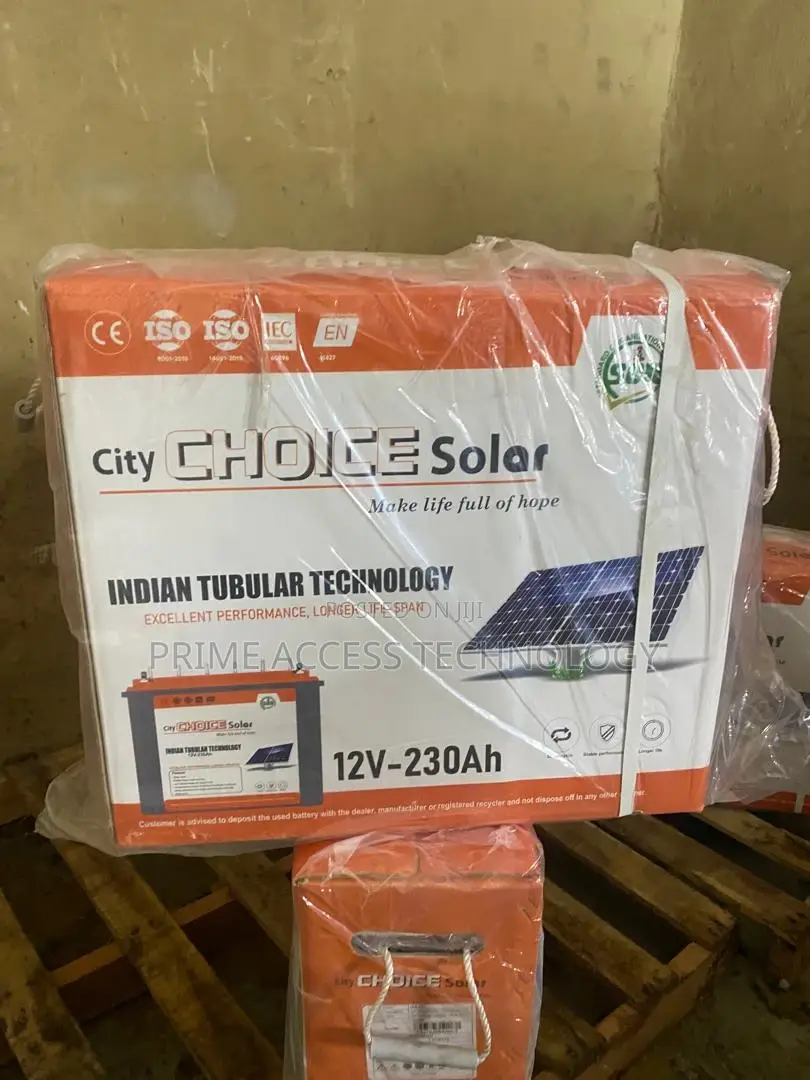 230ah City Choices Solar Tall Tubular Battery