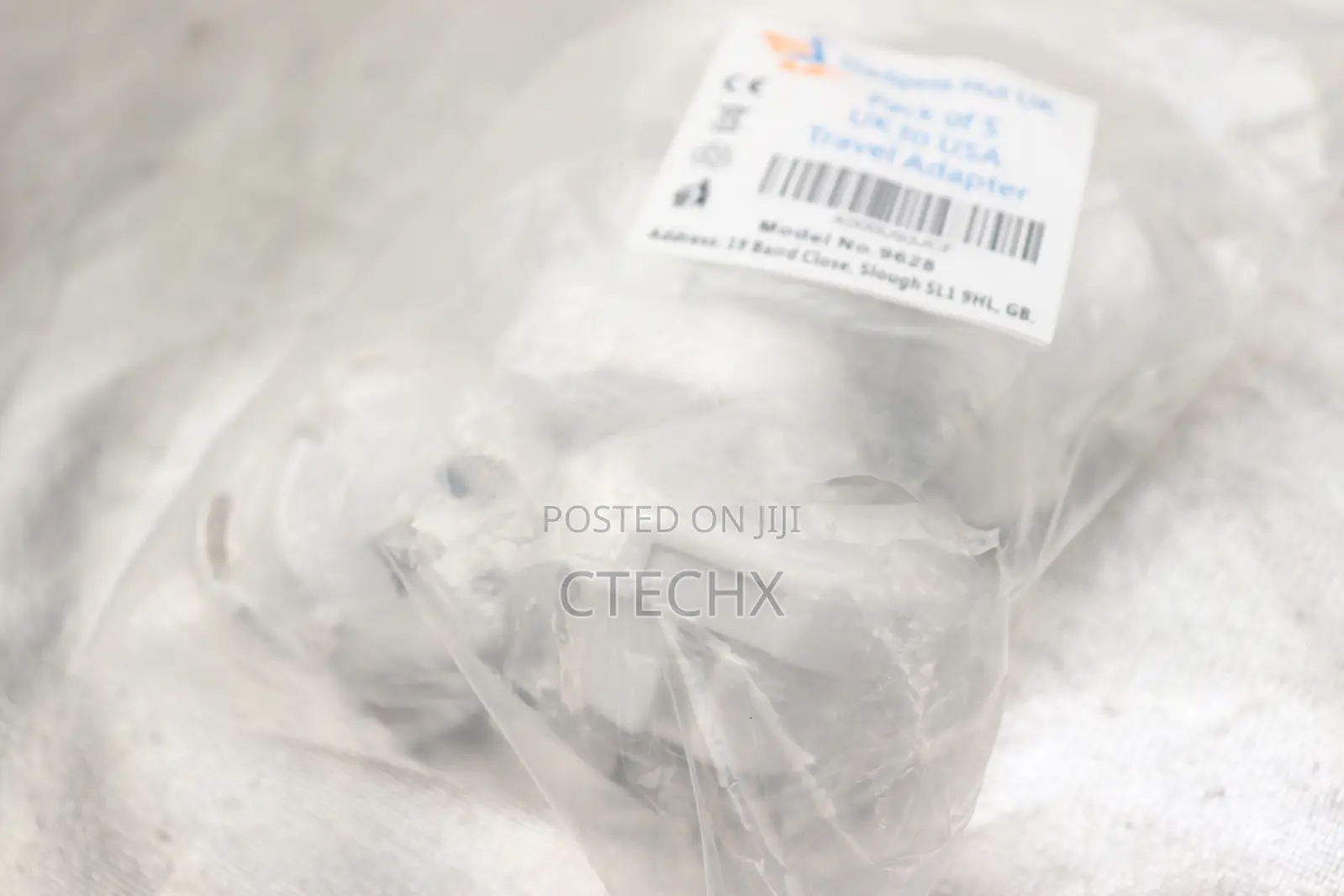 Pack Of 5 Travel Adapter Plug (Uk To Us/Aus/Canada, White)