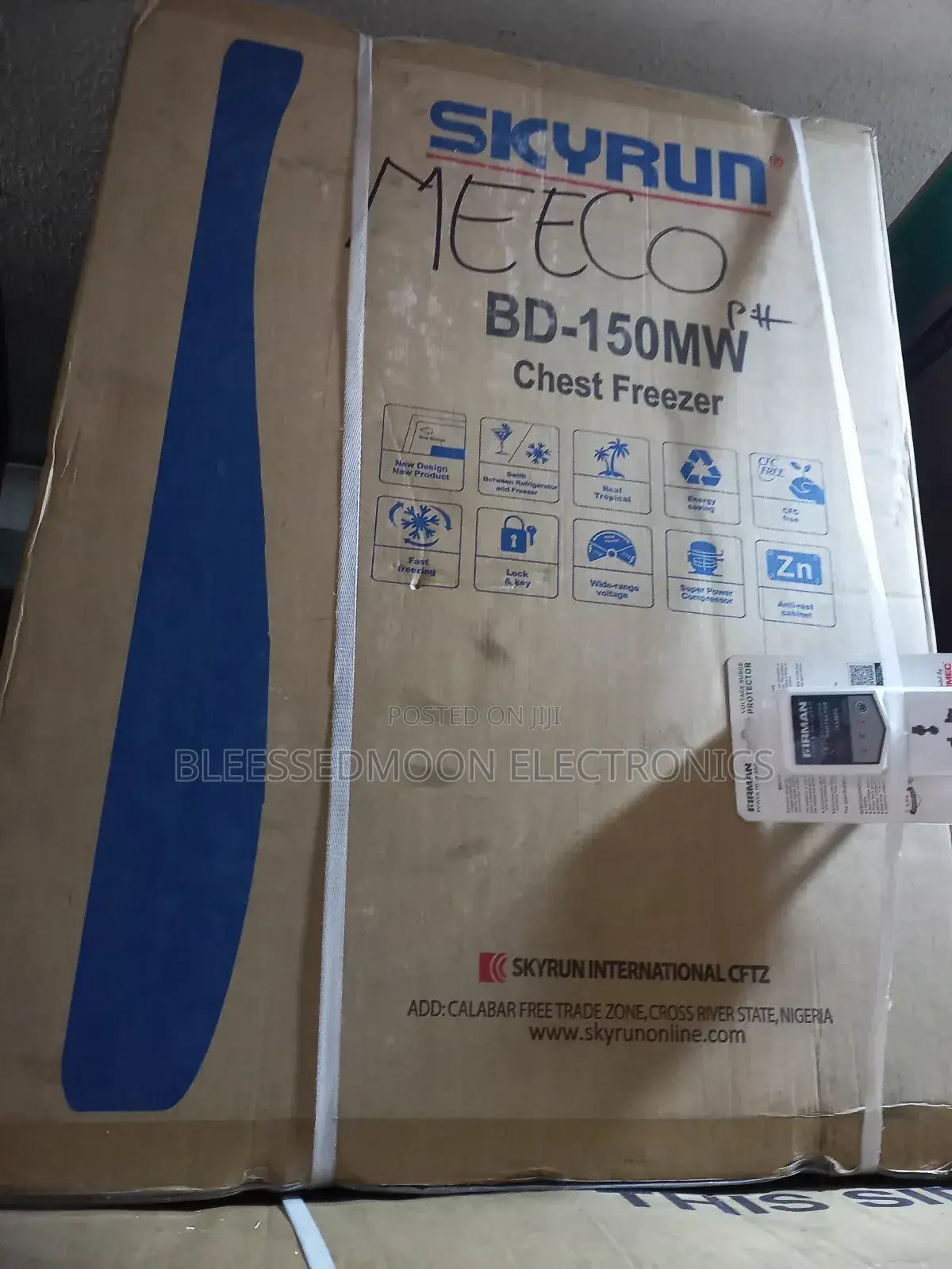 Skyrun Inverter Chest Freezer 150liters 3 Years Warranty