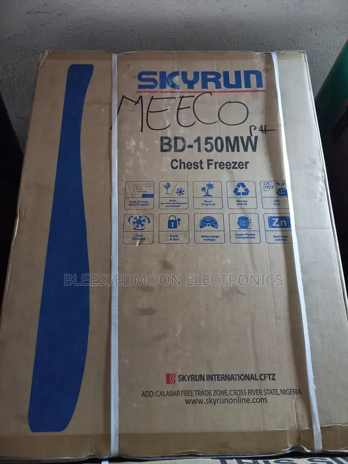 Skyrun Inverter Chest Freezer 150liters 3 Years Warranty
