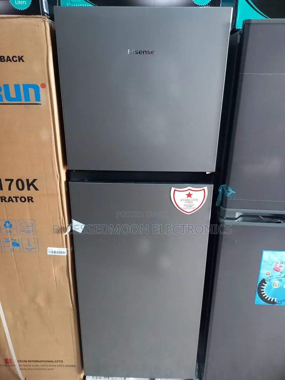 Hisense Stabiliser Free Standing Fridge 250L 3 Years Warrant