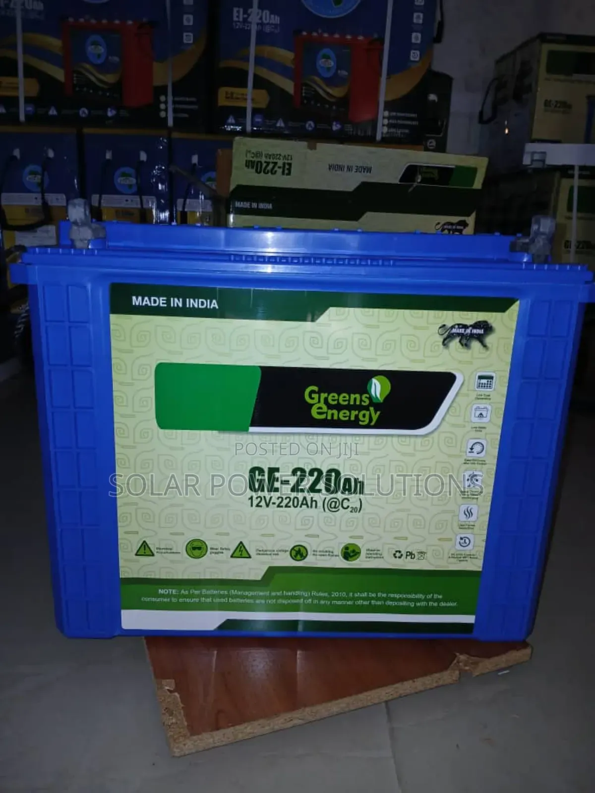 Greens Energy 220ah Tubular Batteries