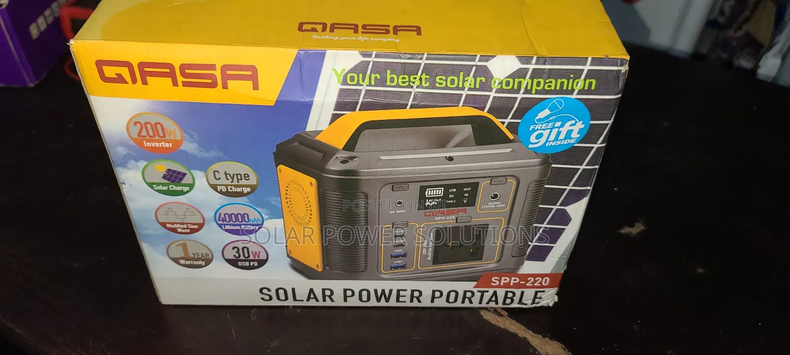 Gasa 220w Solar Generator