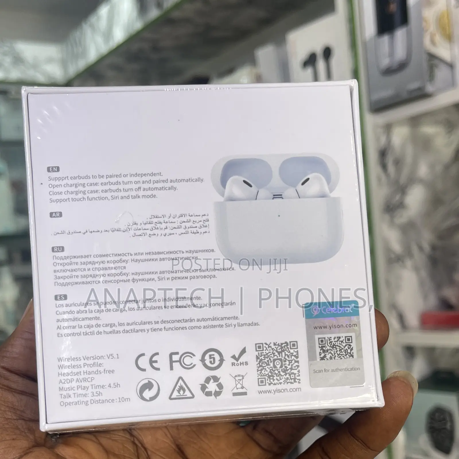 Airpod White Color T500 Pro Celebrat TWS Headset