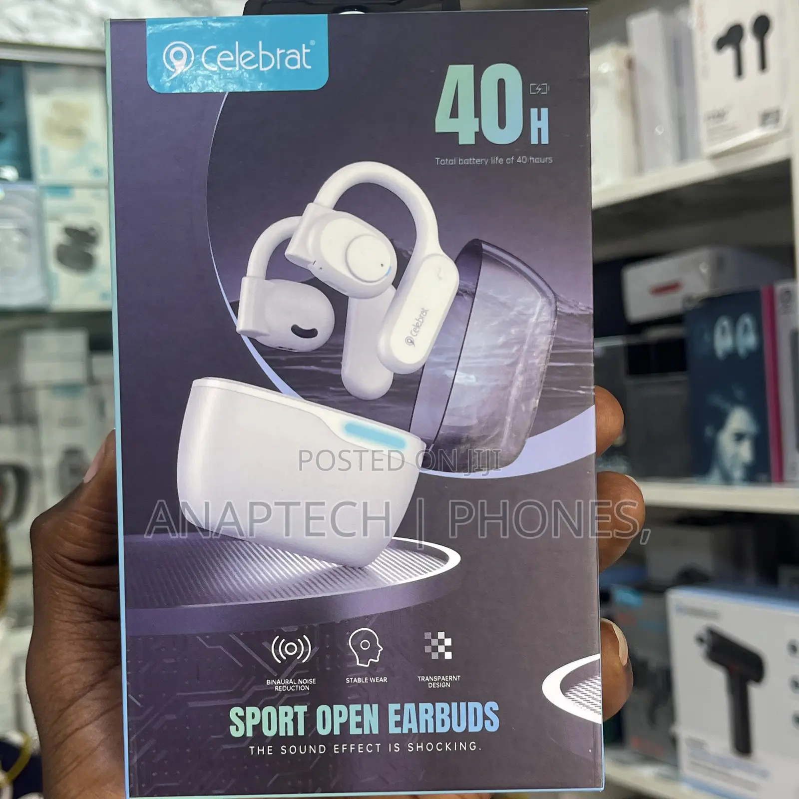 Airpod on the Earbuds Celebrat Last for 40 Hours
