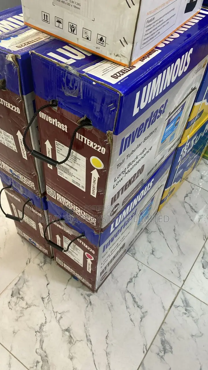 Luminous Inverlast 220ah/12v Tubular Battery